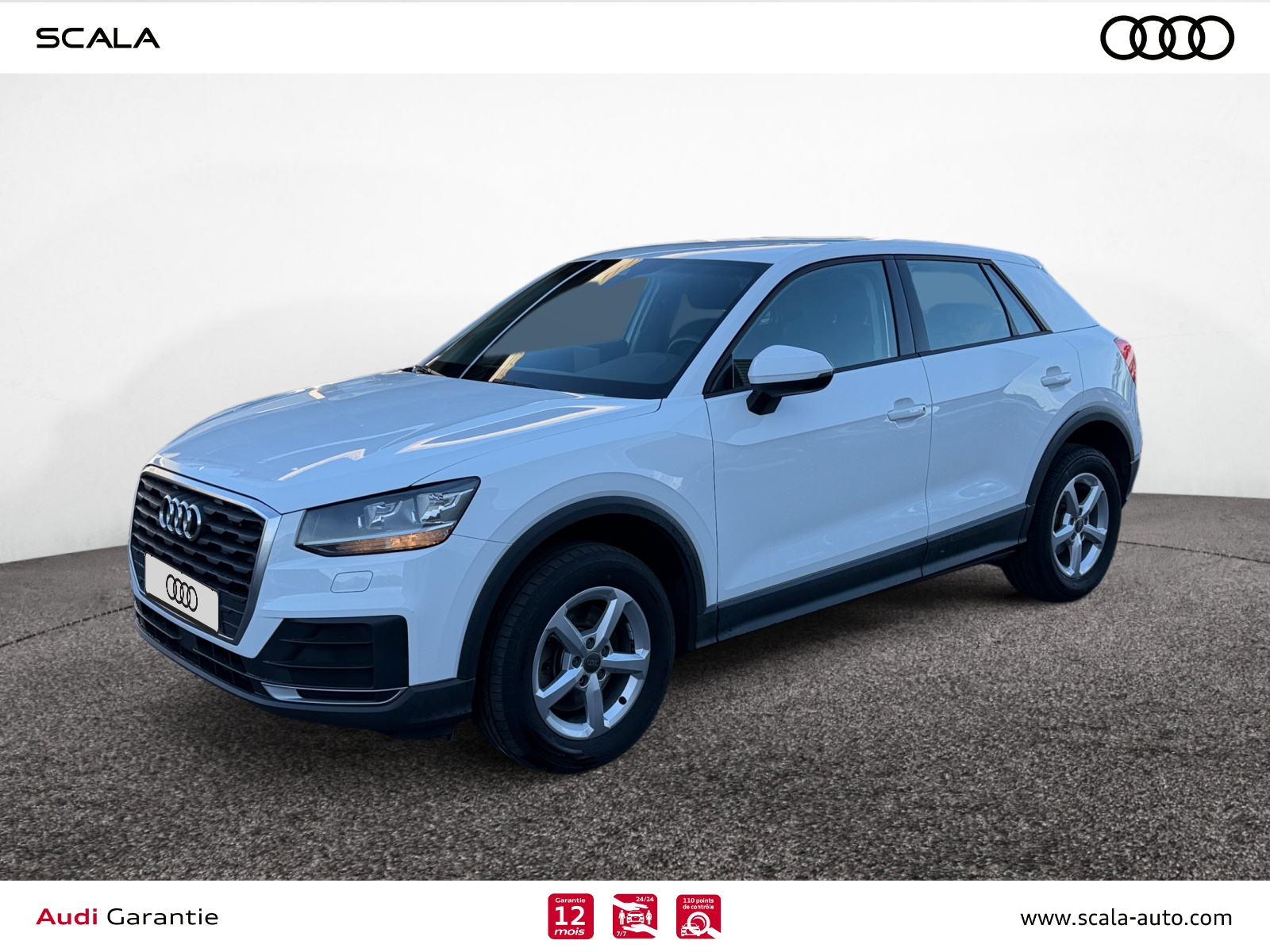 AUDI Q2 34+AVANT+GAUCHE