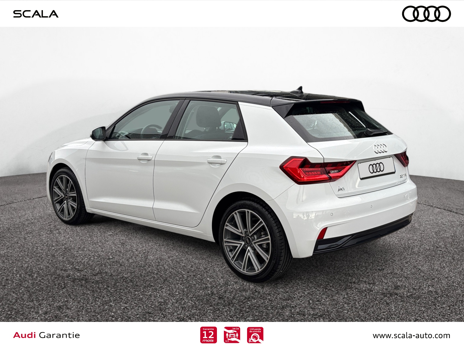 AUDI A1+SPORTBACK 34+ARRIERE+GAUCHE