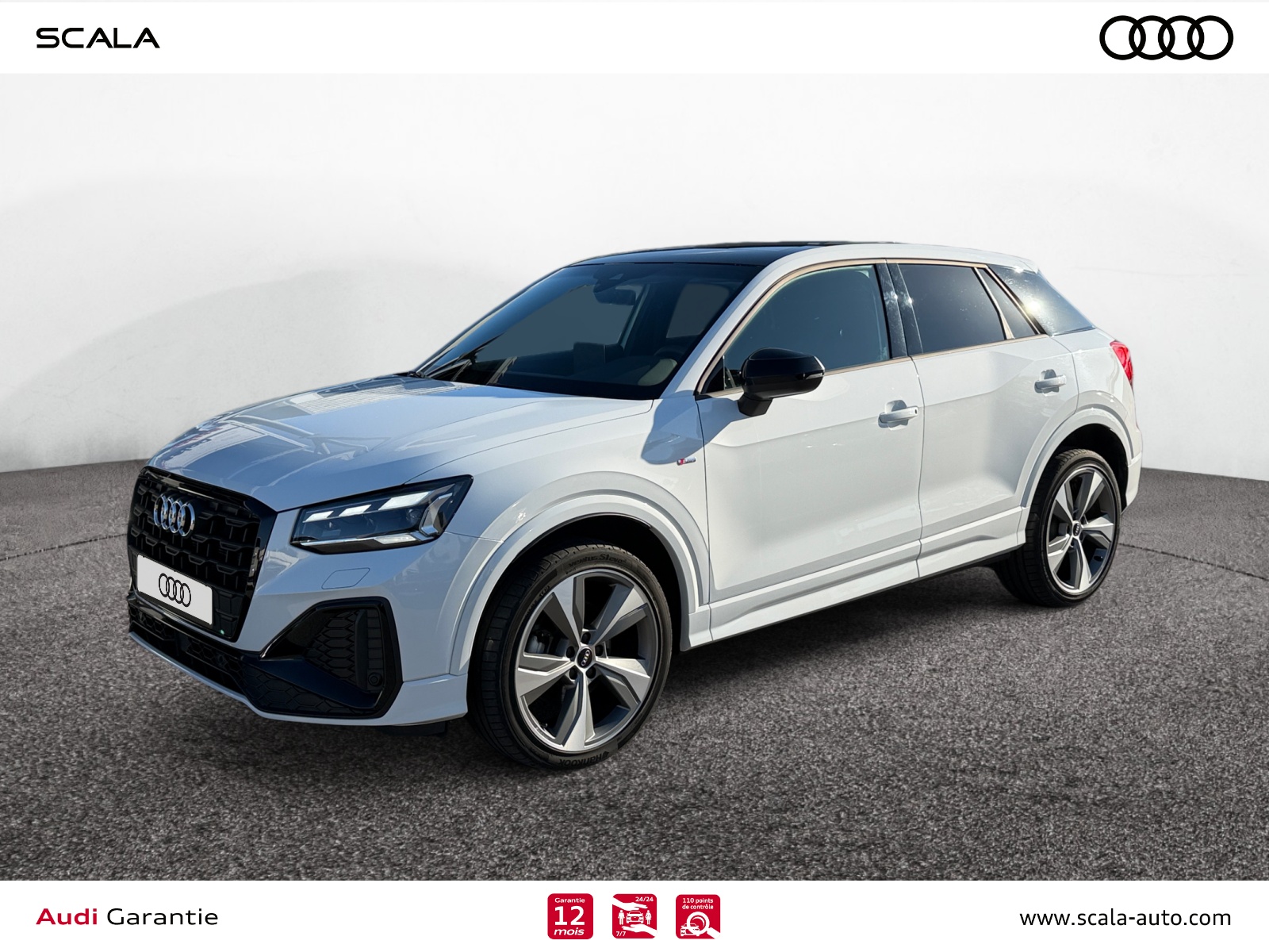 AUDI Q2 34+AVANT+GAUCHE