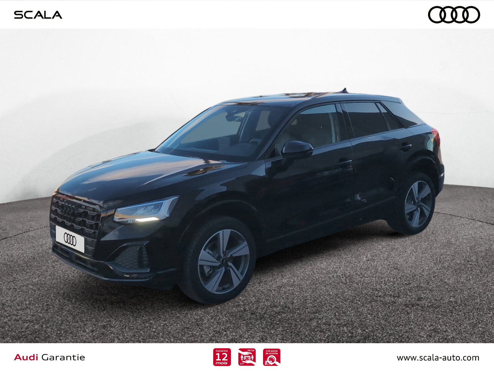 AUDI Q2 34+AVANT+GAUCHE