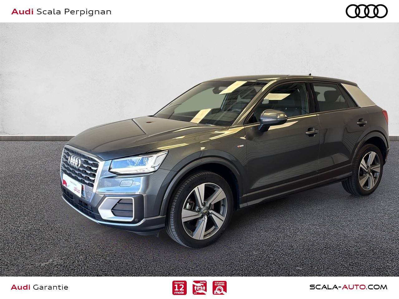 AUDI Q2 34+AVANT+GAUCHE