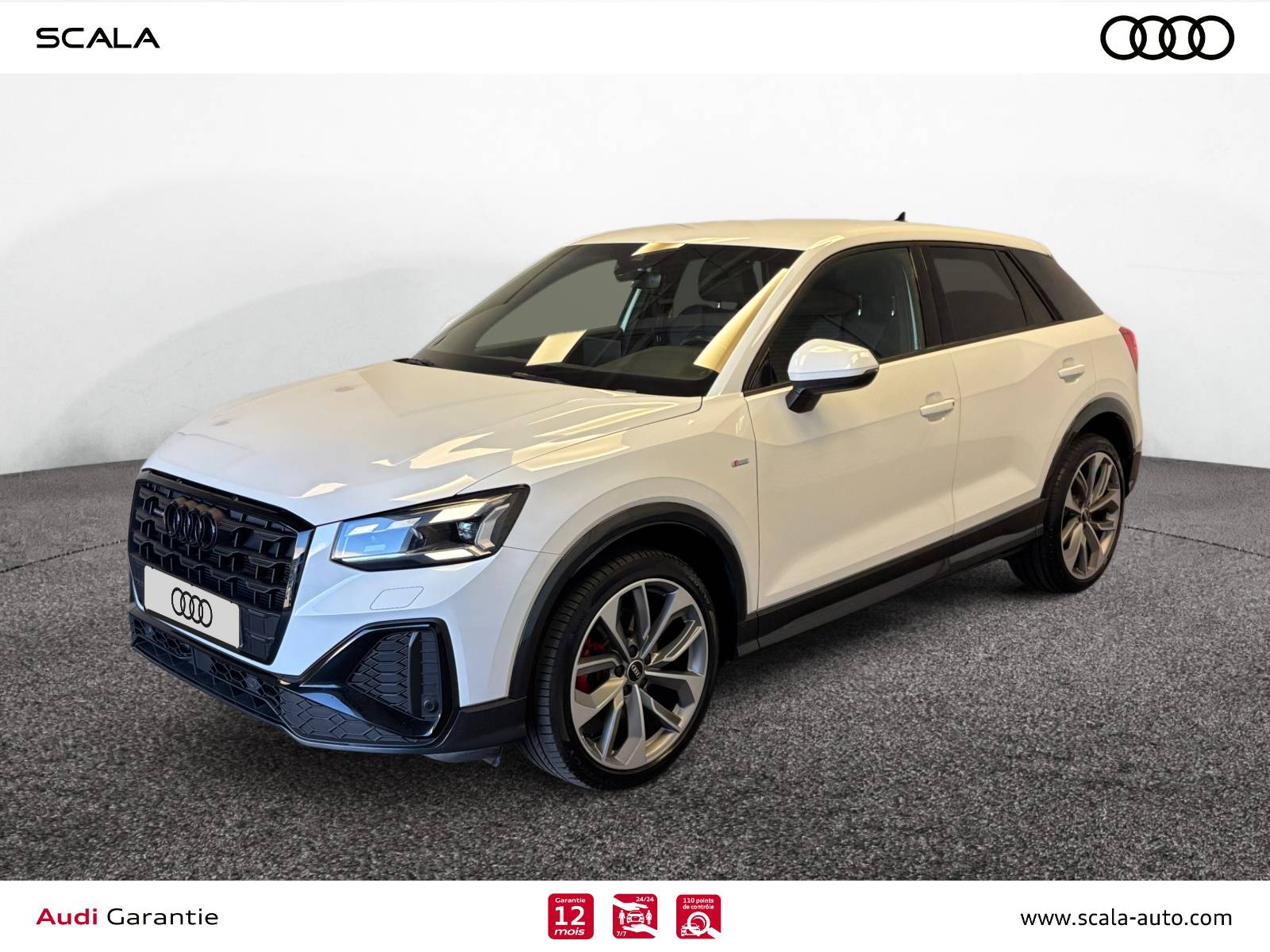 AUDI Q2 34+AVANT+GAUCHE