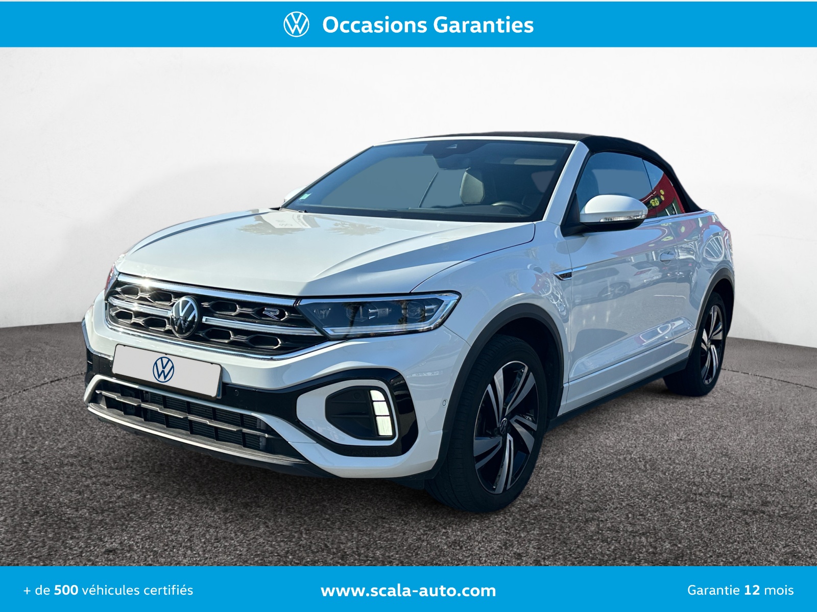 VOLKSWAGEN T ROC+CABRIOLET 34+AVANT+GAUCHE