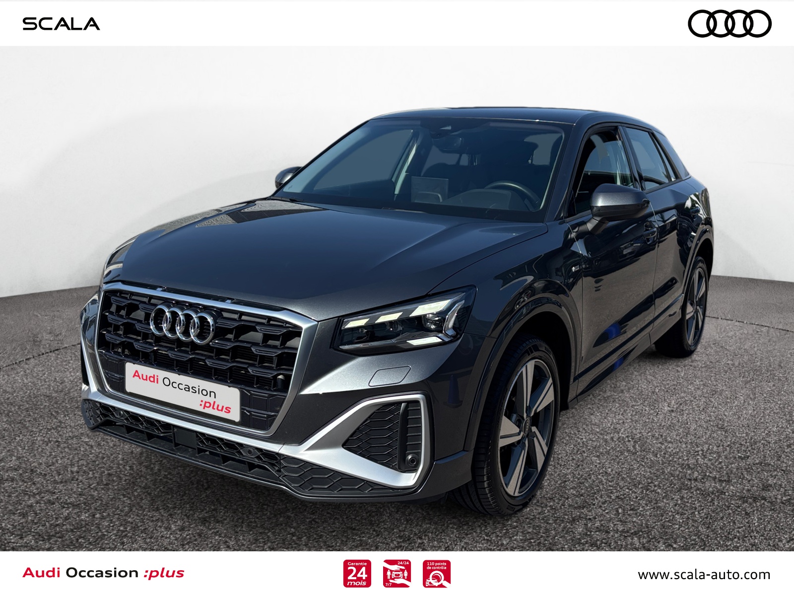 AUDI Q2 34+AVANT+GAUCHE