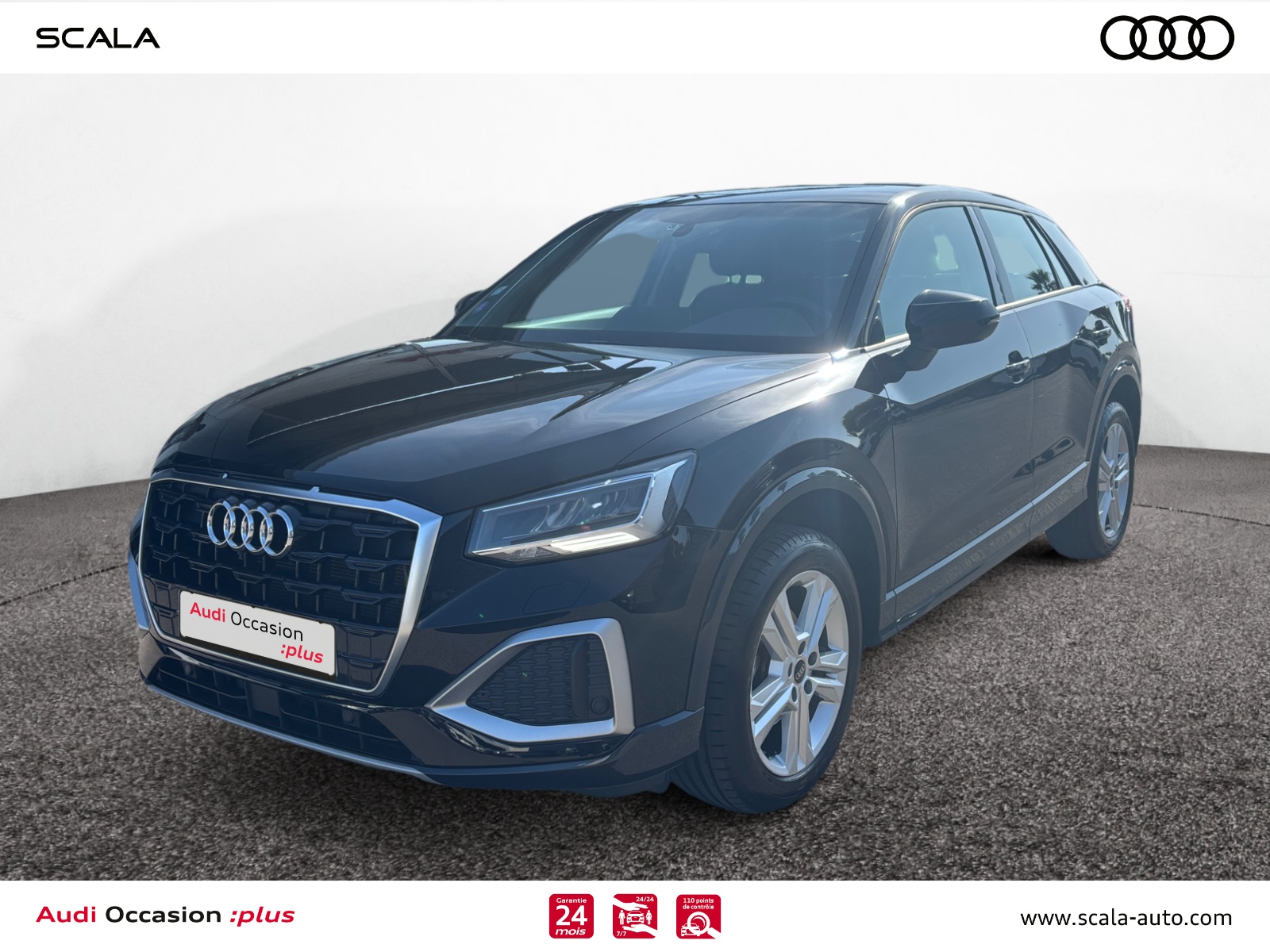 AUDI Q2 34+AVANT+GAUCHE
