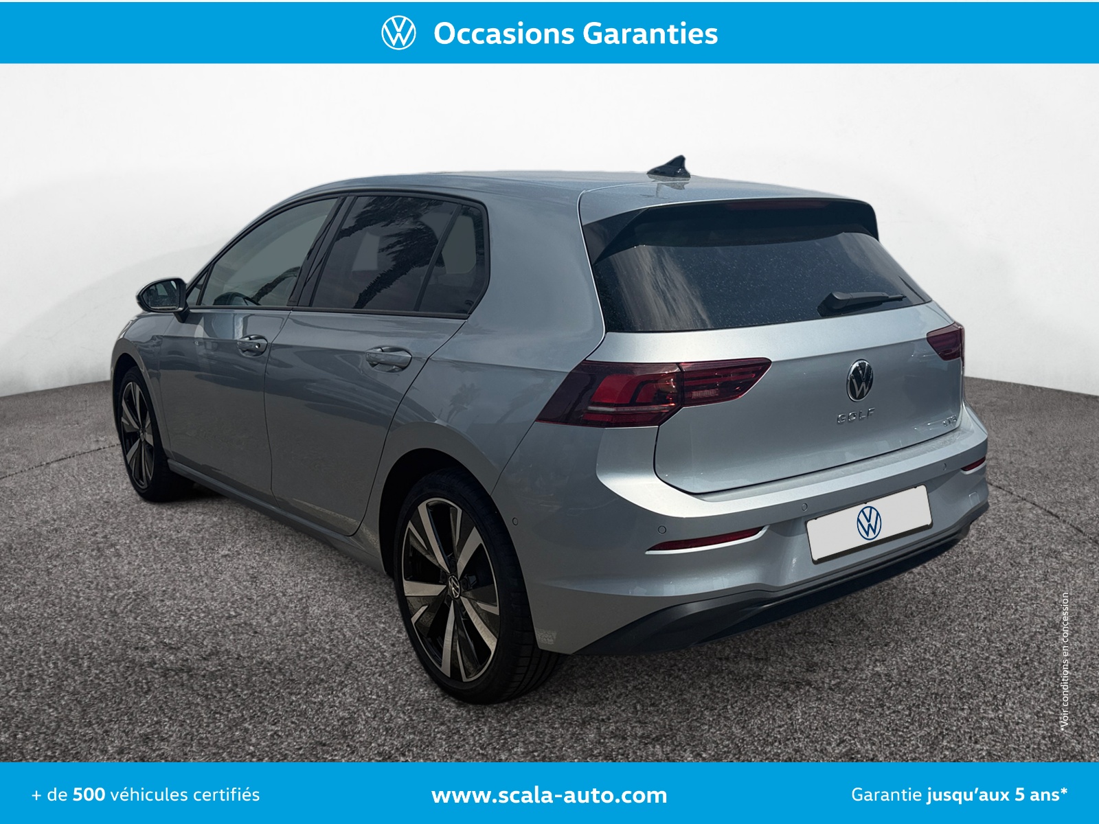 VOLKSWAGEN GOLF 34+ARRIERE+GAUCHE