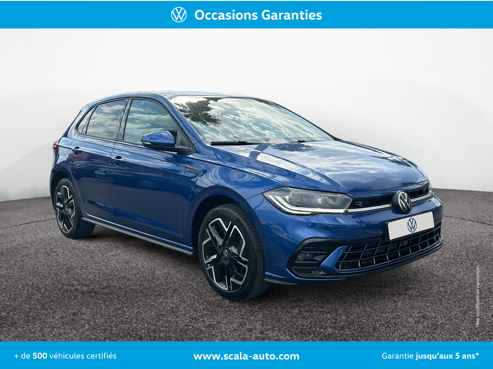 VOLKSWAGEN POLO 34+AVANT+DROIT