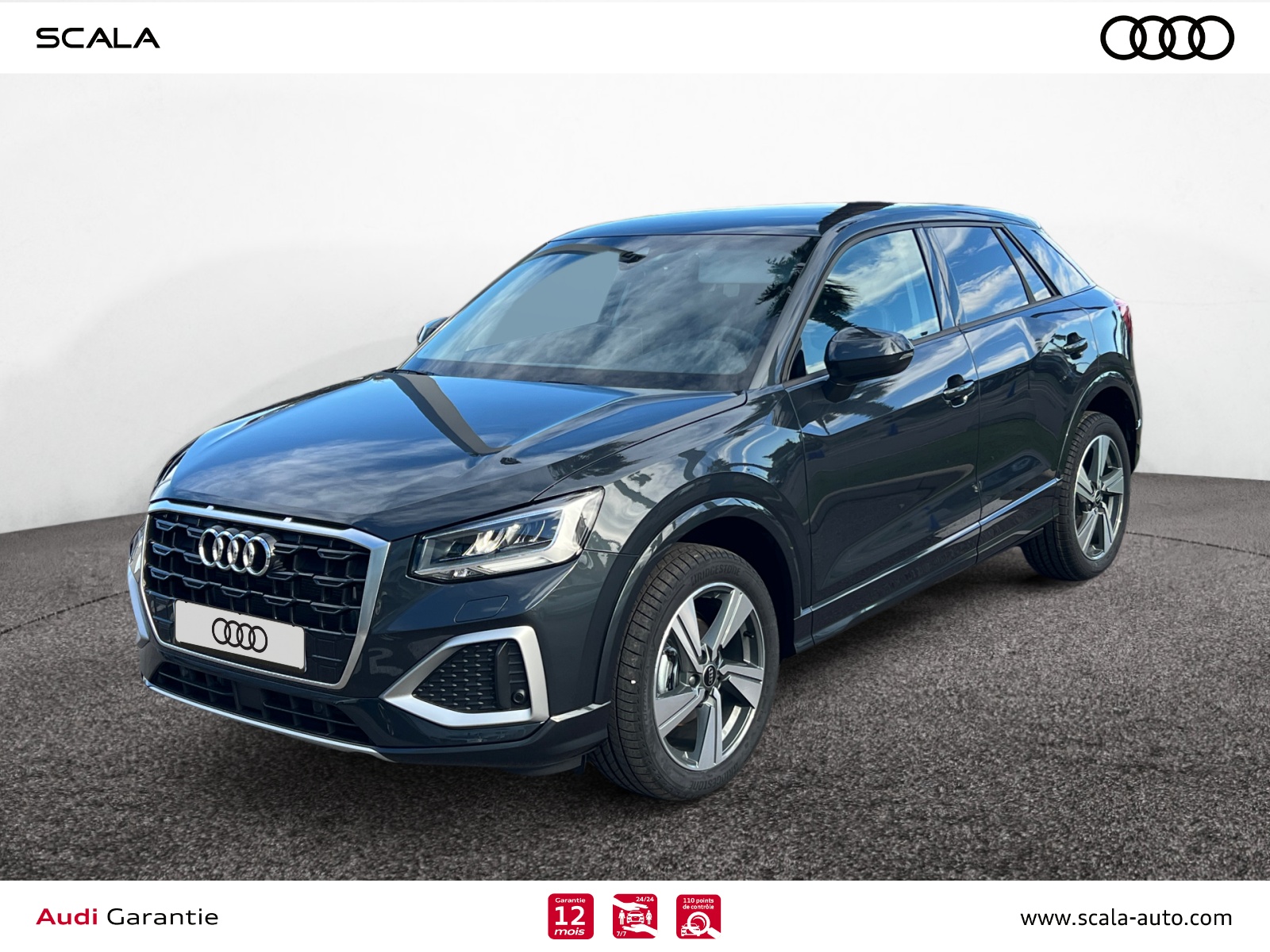 AUDI Q2 34+AVANT+GAUCHE