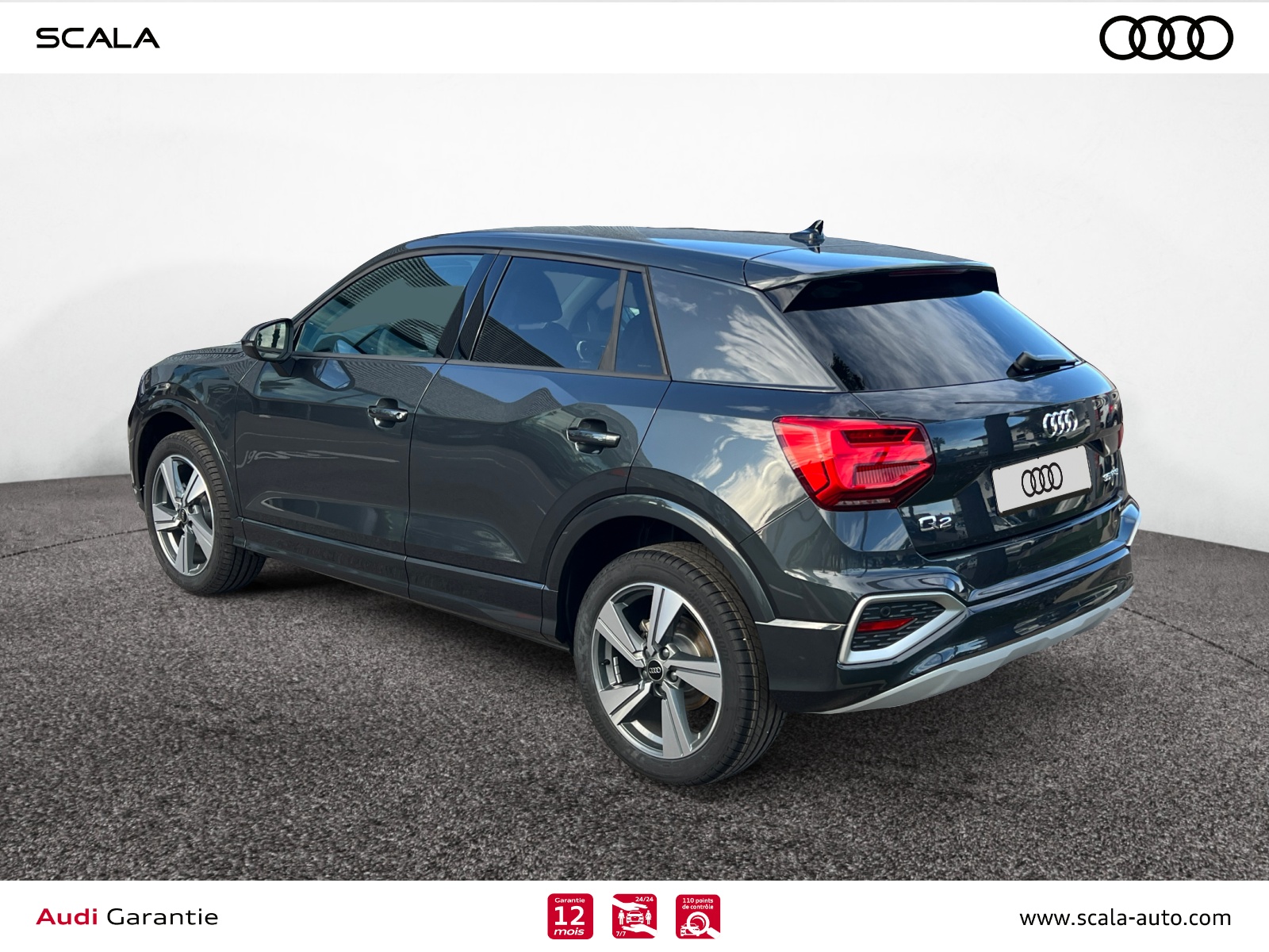 AUDI Q2 34+ARRIERE+GAUCHE