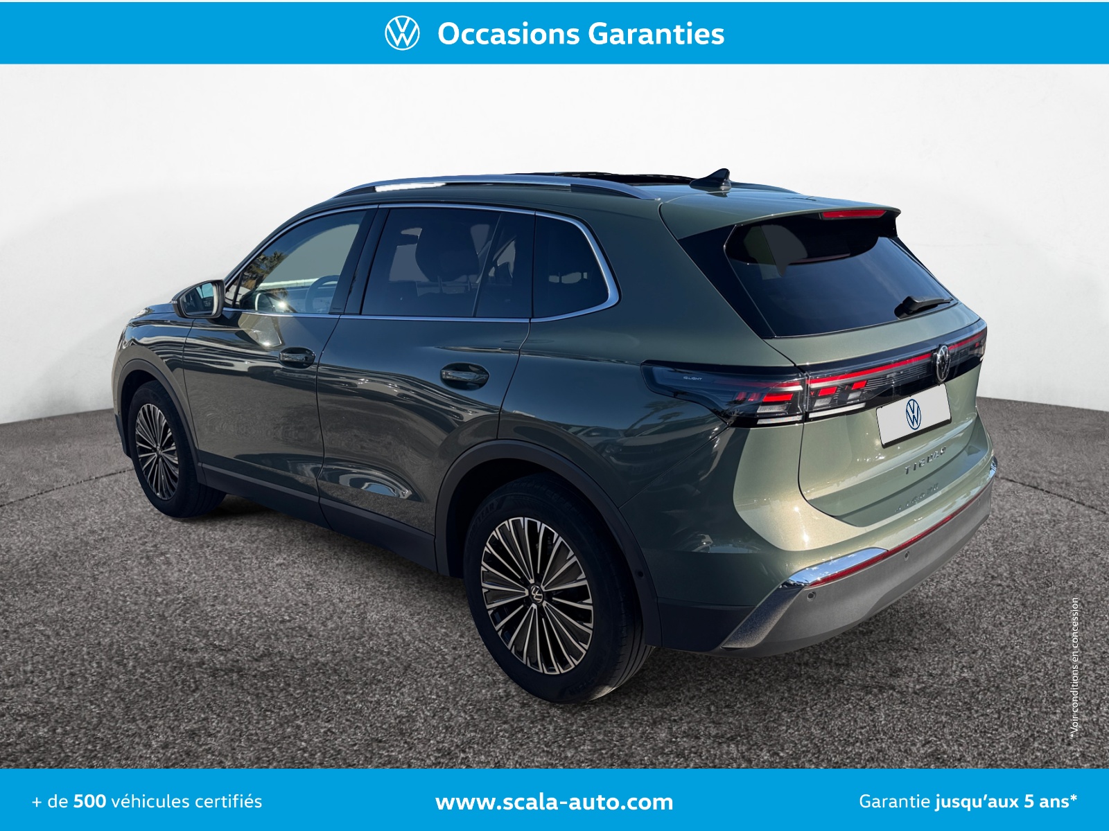 VOLKSWAGEN TIGUAN 34+ARRIERE+GAUCHE