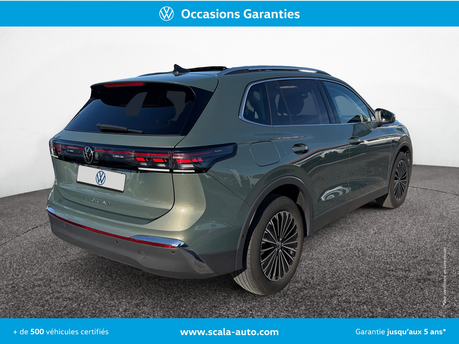 VOLKSWAGEN TIGUAN 34+ARRIERE+DROIT