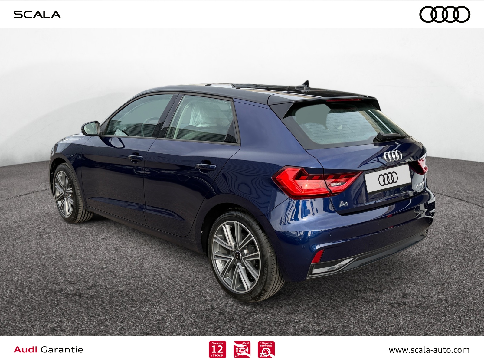 AUDI A1+SPORTBACK 34+ARRIERE+GAUCHE