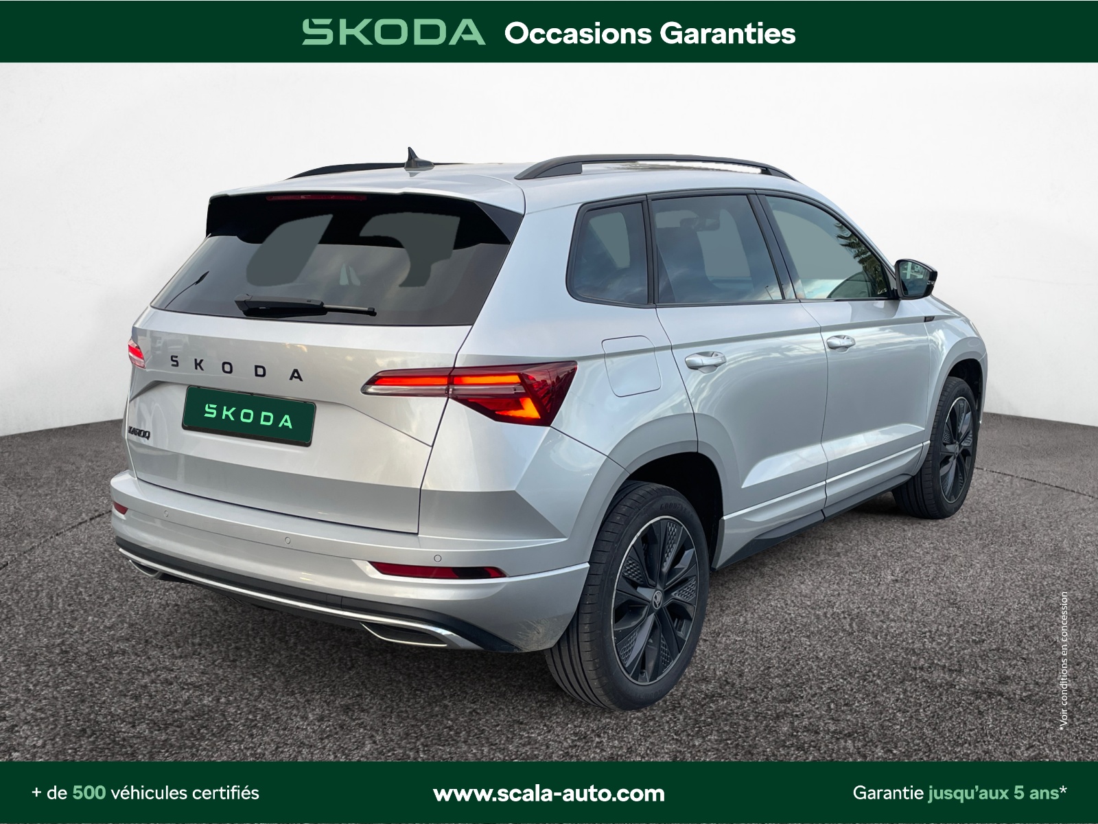 SKODA KAROQ 34+ARRIERE+DROIT