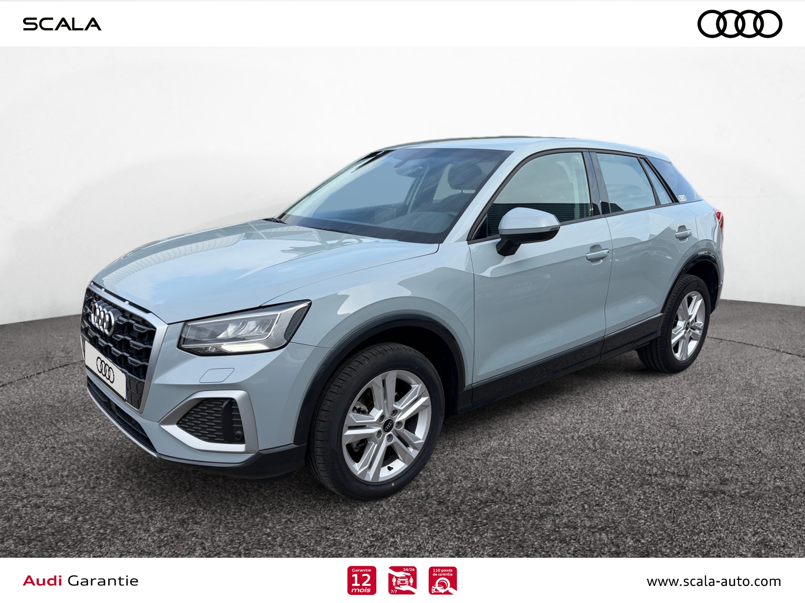 AUDI Q2 34+AVANT+GAUCHE