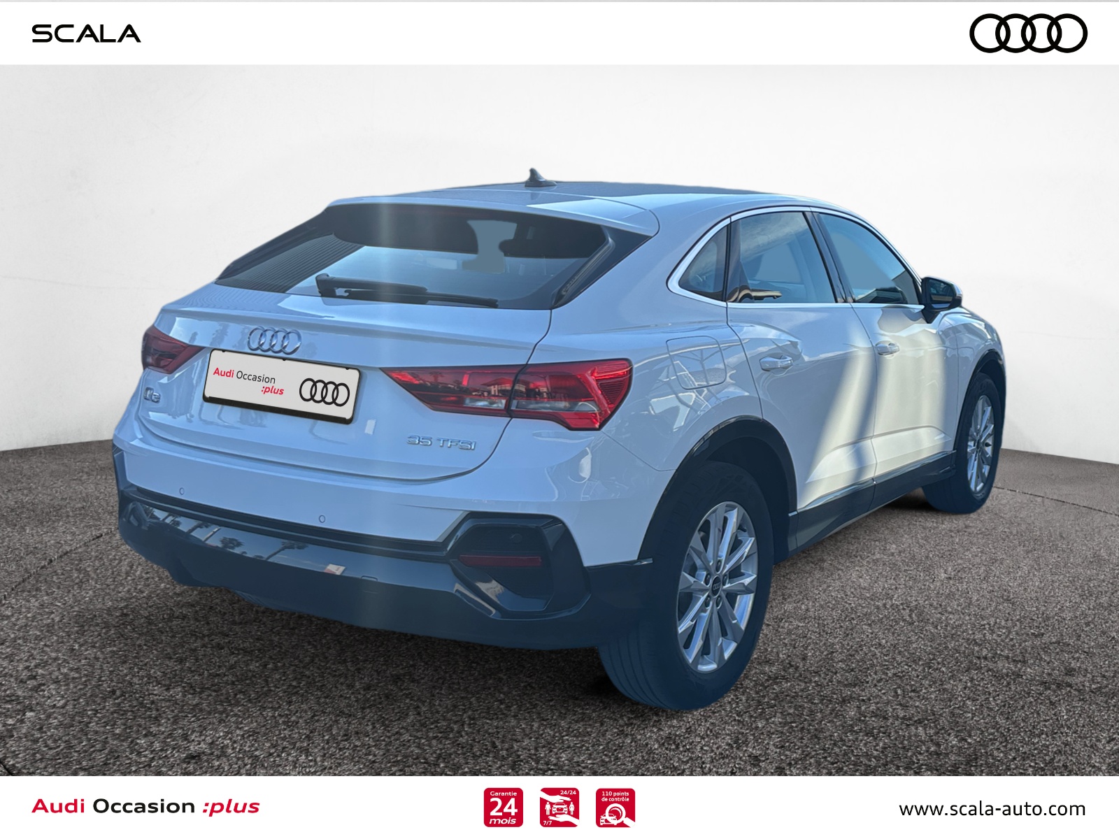 AUDI Q3+SPORTBACK 34+ARRIERE+DROIT