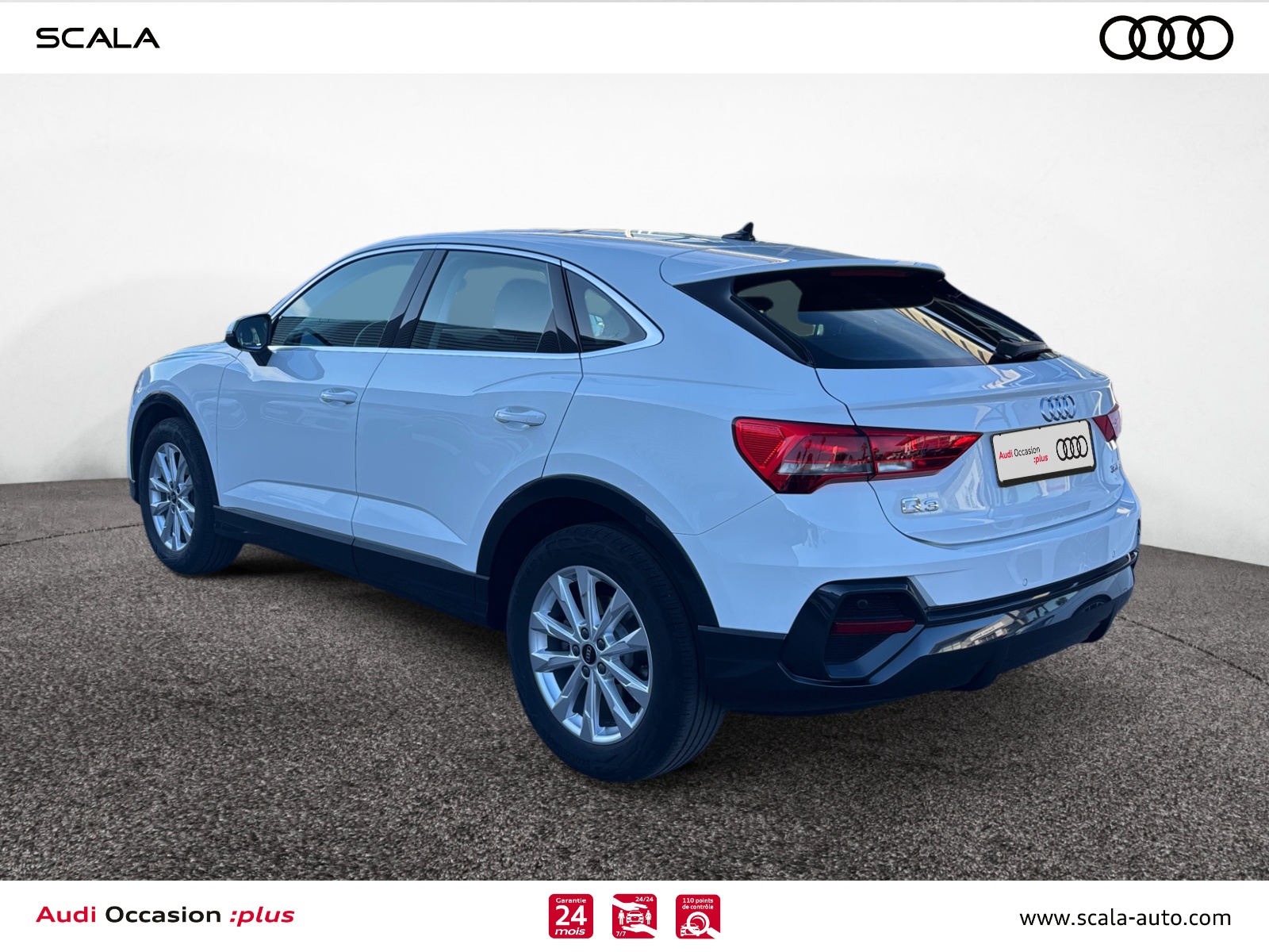 AUDI Q3+SPORTBACK 34+ARRIERE+GAUCHE
