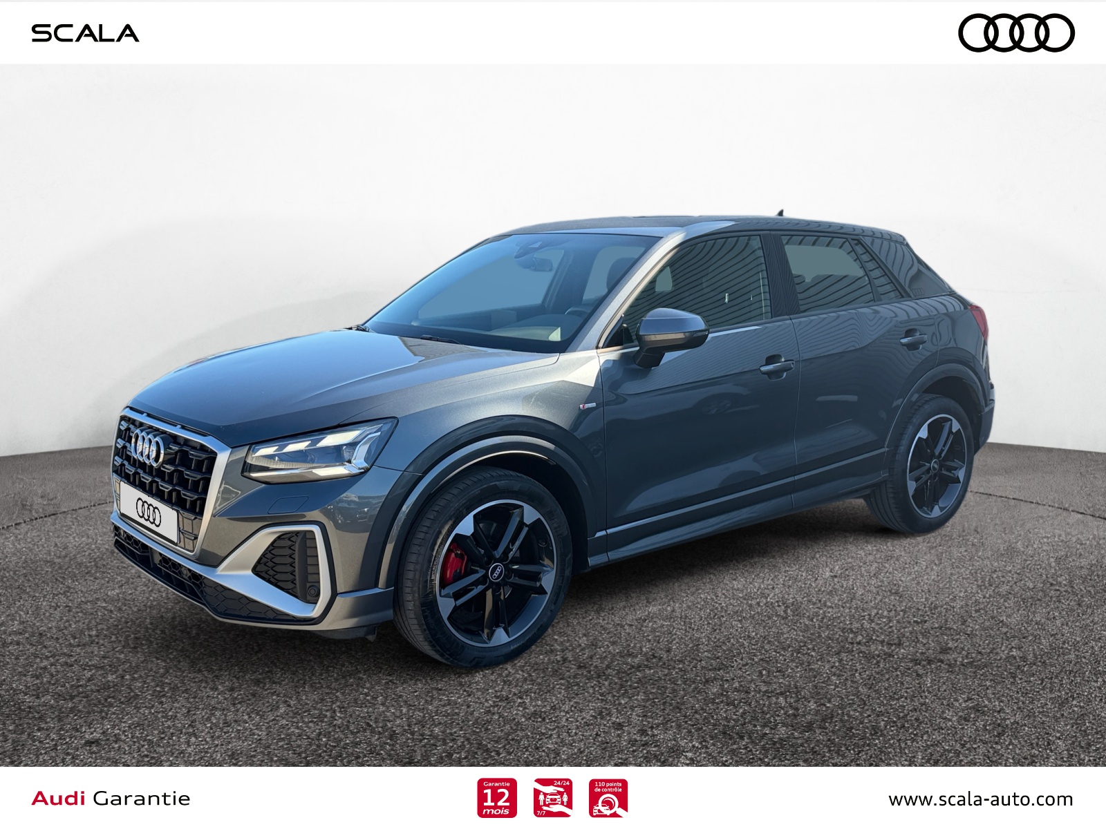 AUDI Q2 34+AVANT+GAUCHE