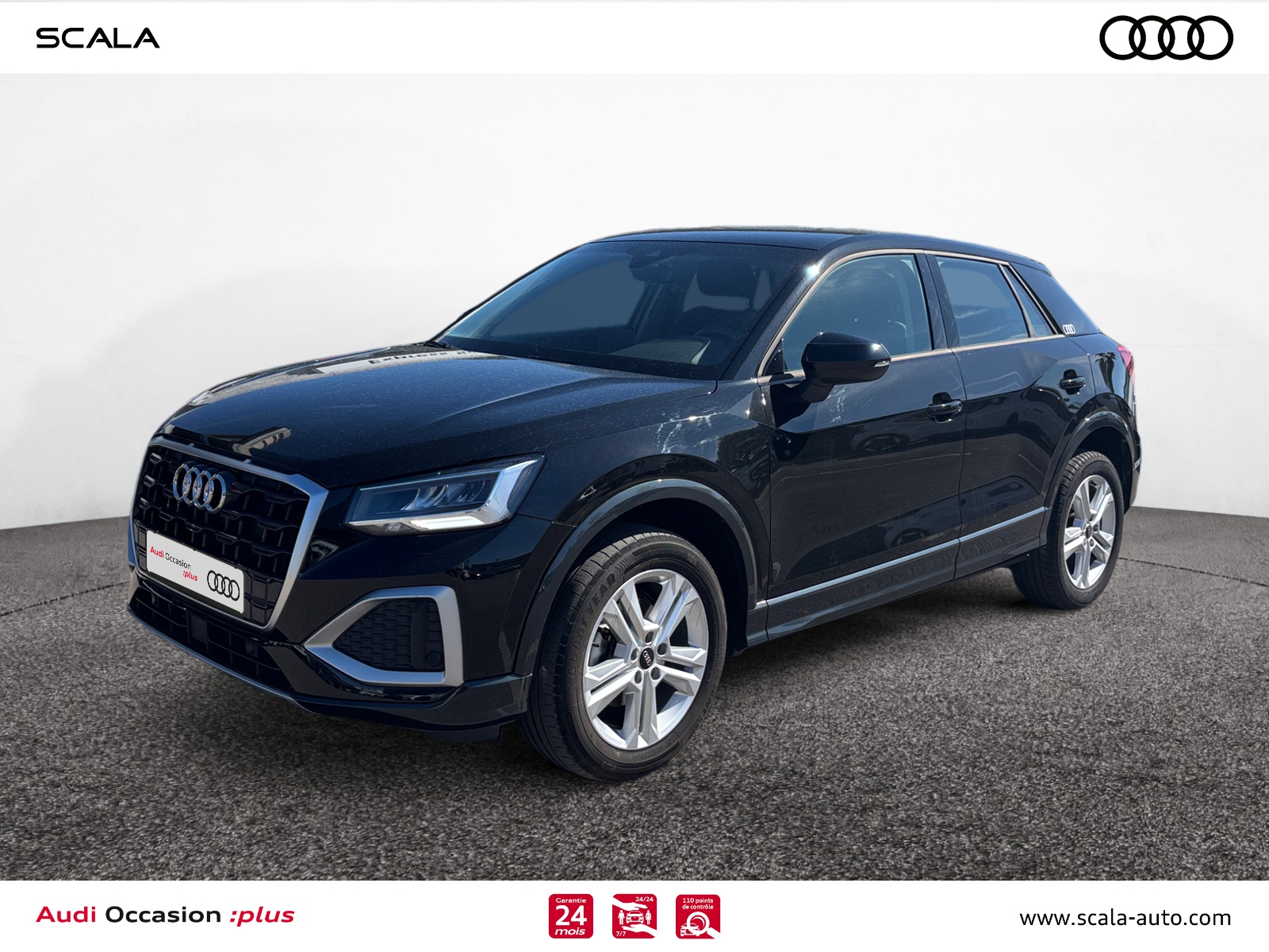 AUDI Q2 34+AVANT+GAUCHE