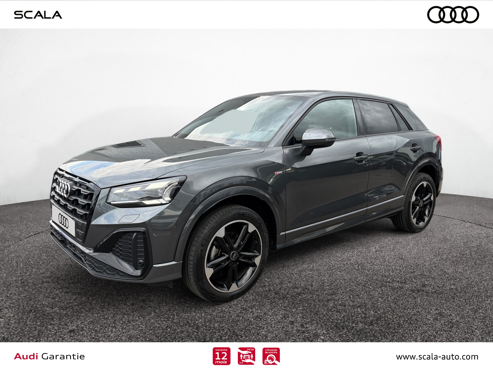 AUDI Q2 34+AVANT+GAUCHE