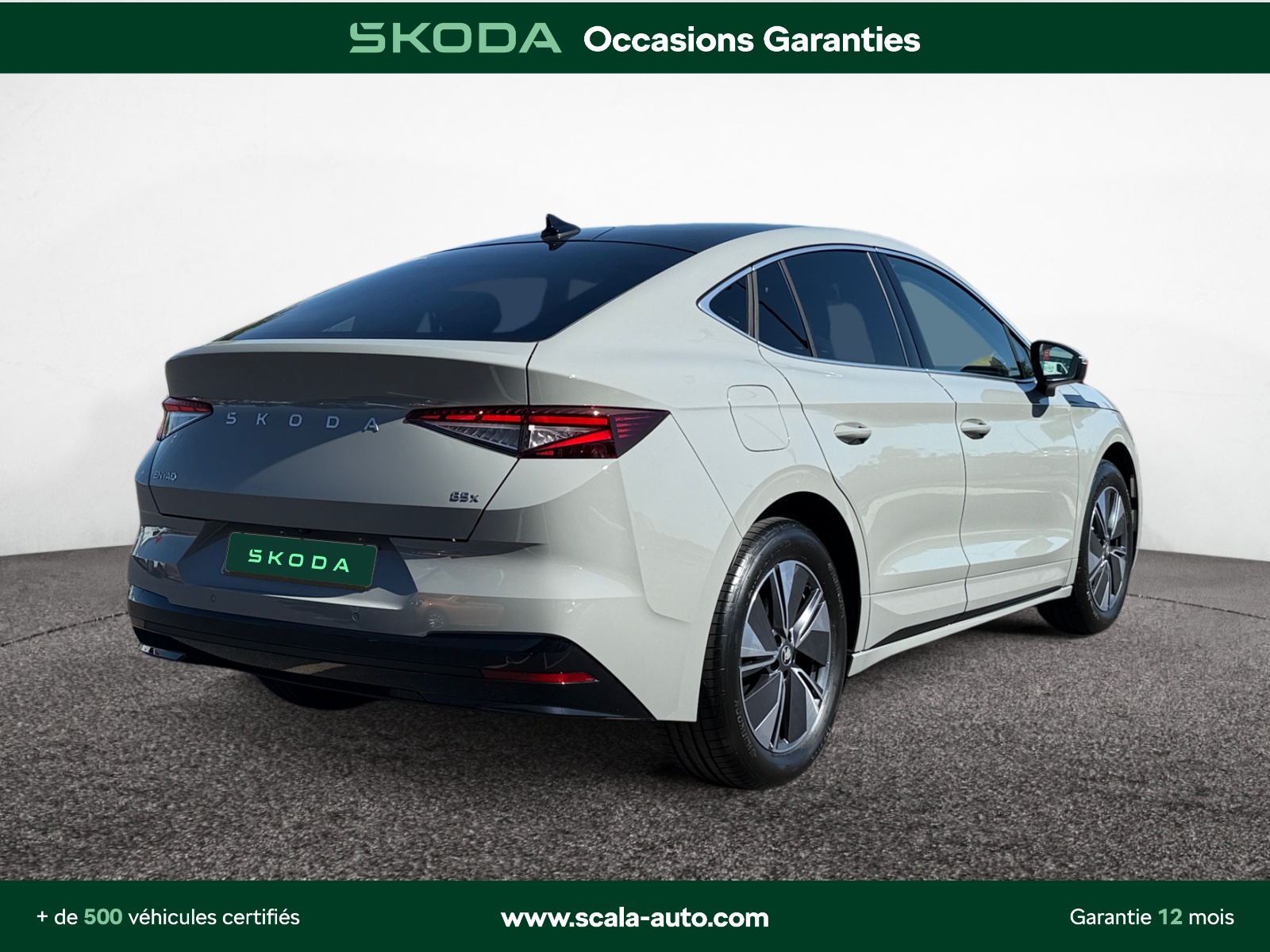 SKODA ENYAQ+COUPE 34+ARRIERE+DROIT