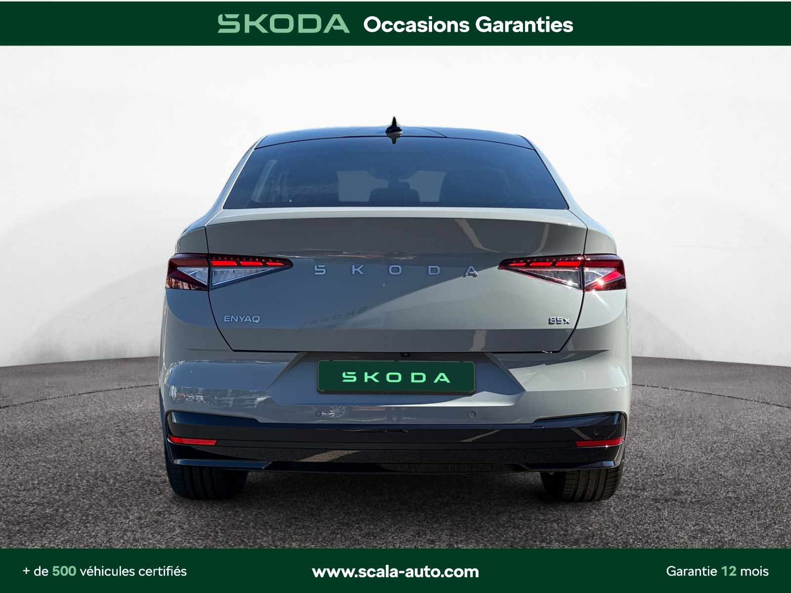 SKODA ENYAQ+COUPE FACE+ARRIERE
