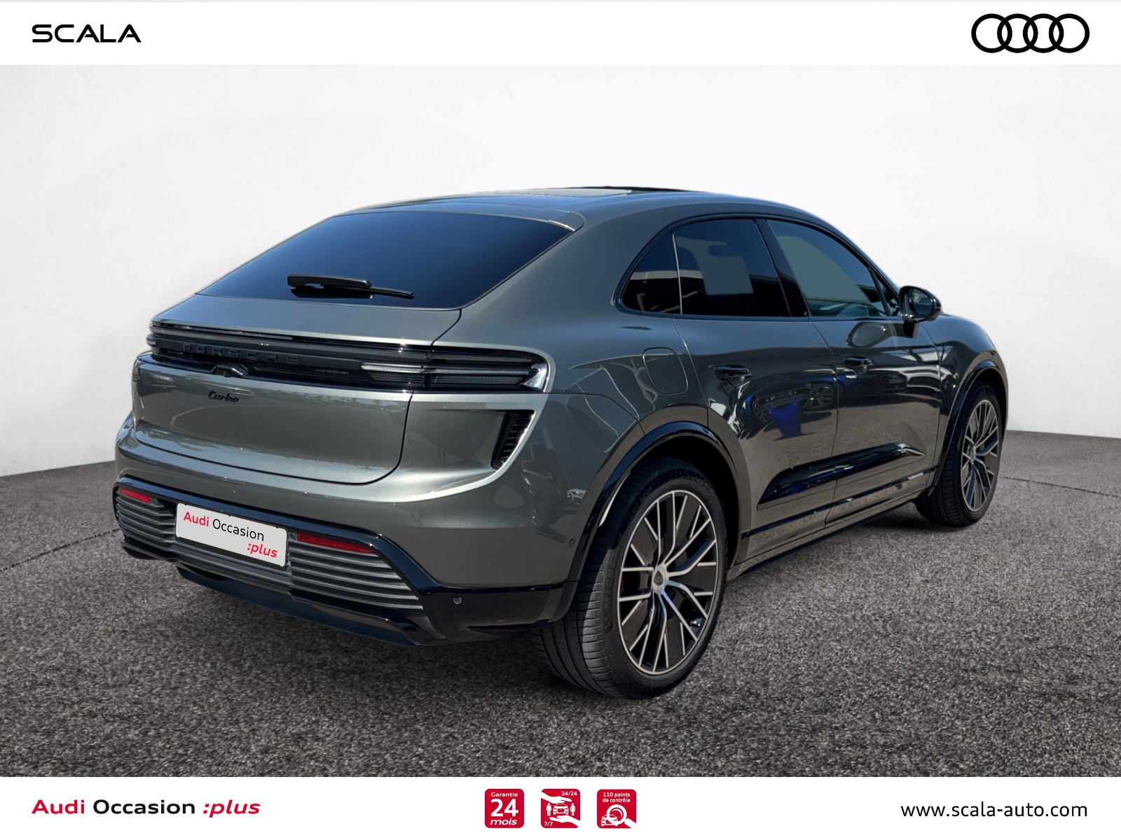 PORSCHE MACAN+ELECTRIQUE 34+ARRIERE+DROIT