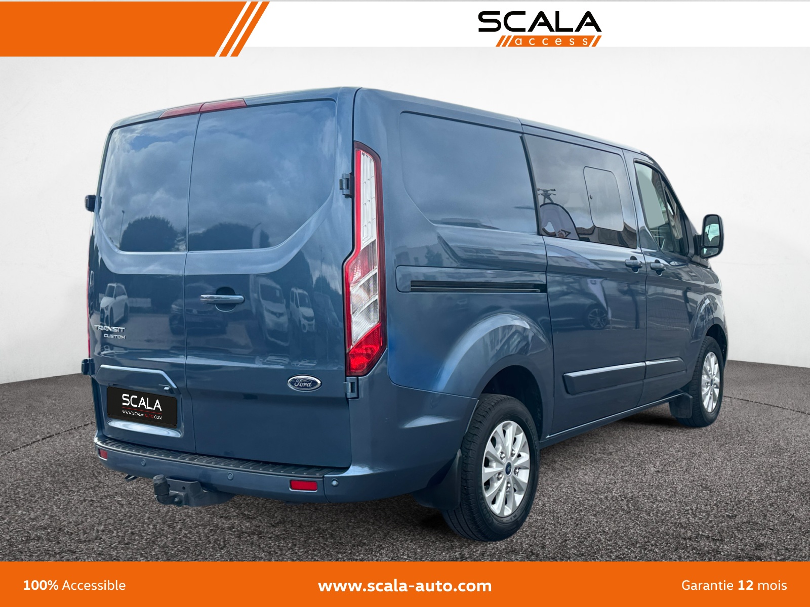 FORD TRANSIT+CUSTOM+CABINE+APPROFONDIE 34+ARRIERE+DROIT