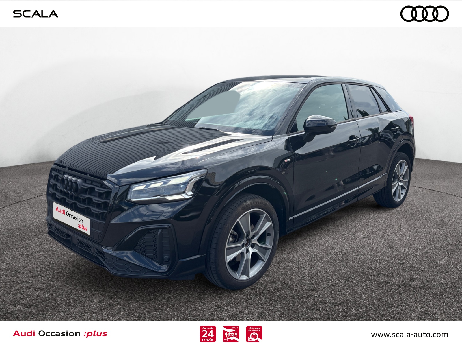 AUDI Q2 34+AVANT+GAUCHE