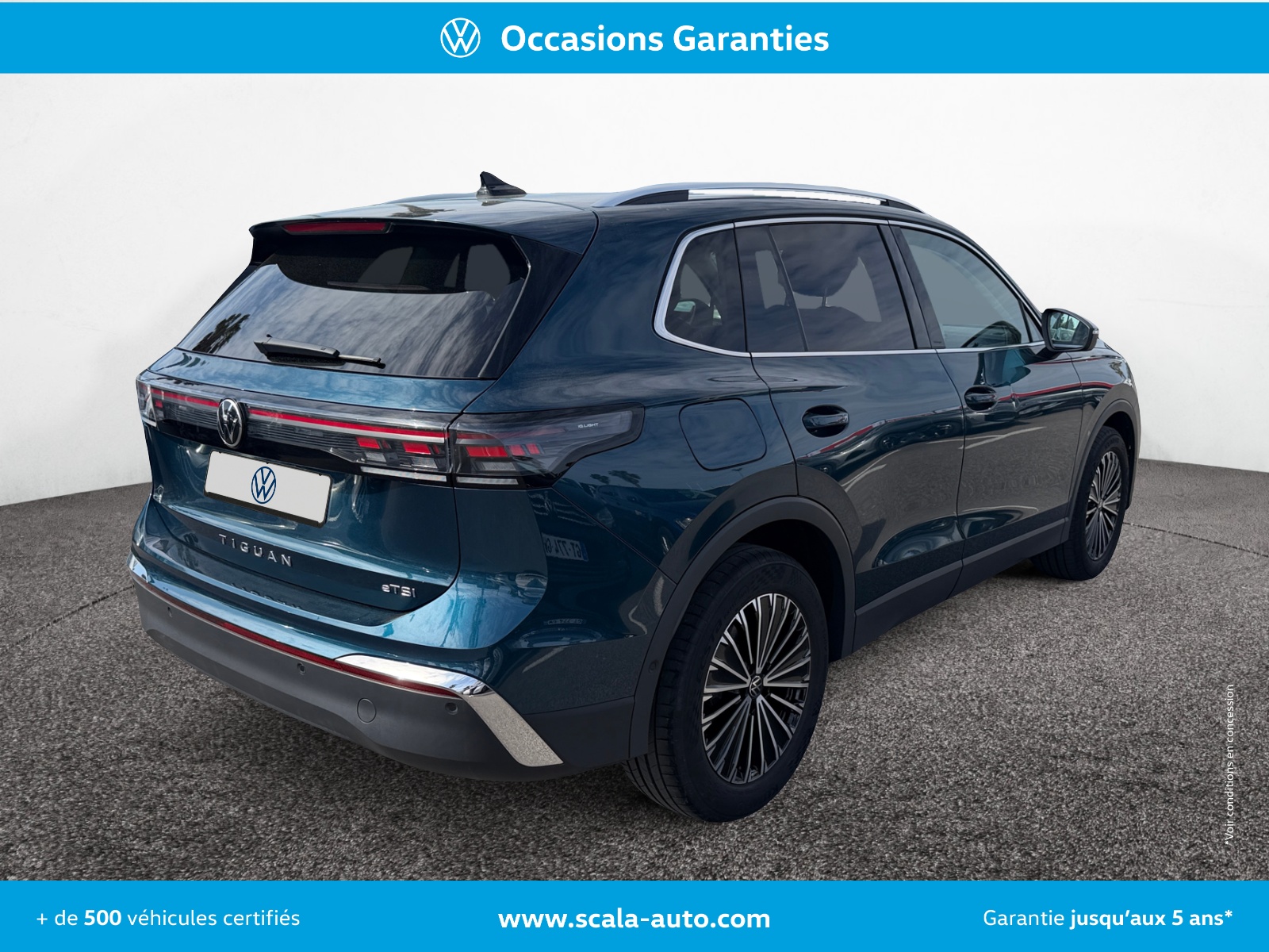 VOLKSWAGEN TIGUAN 34+ARRIERE+DROIT