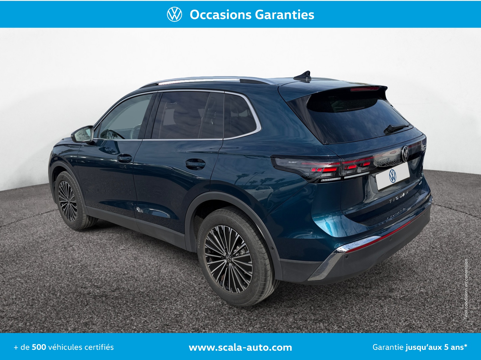 VOLKSWAGEN TIGUAN 34+ARRIERE+GAUCHE