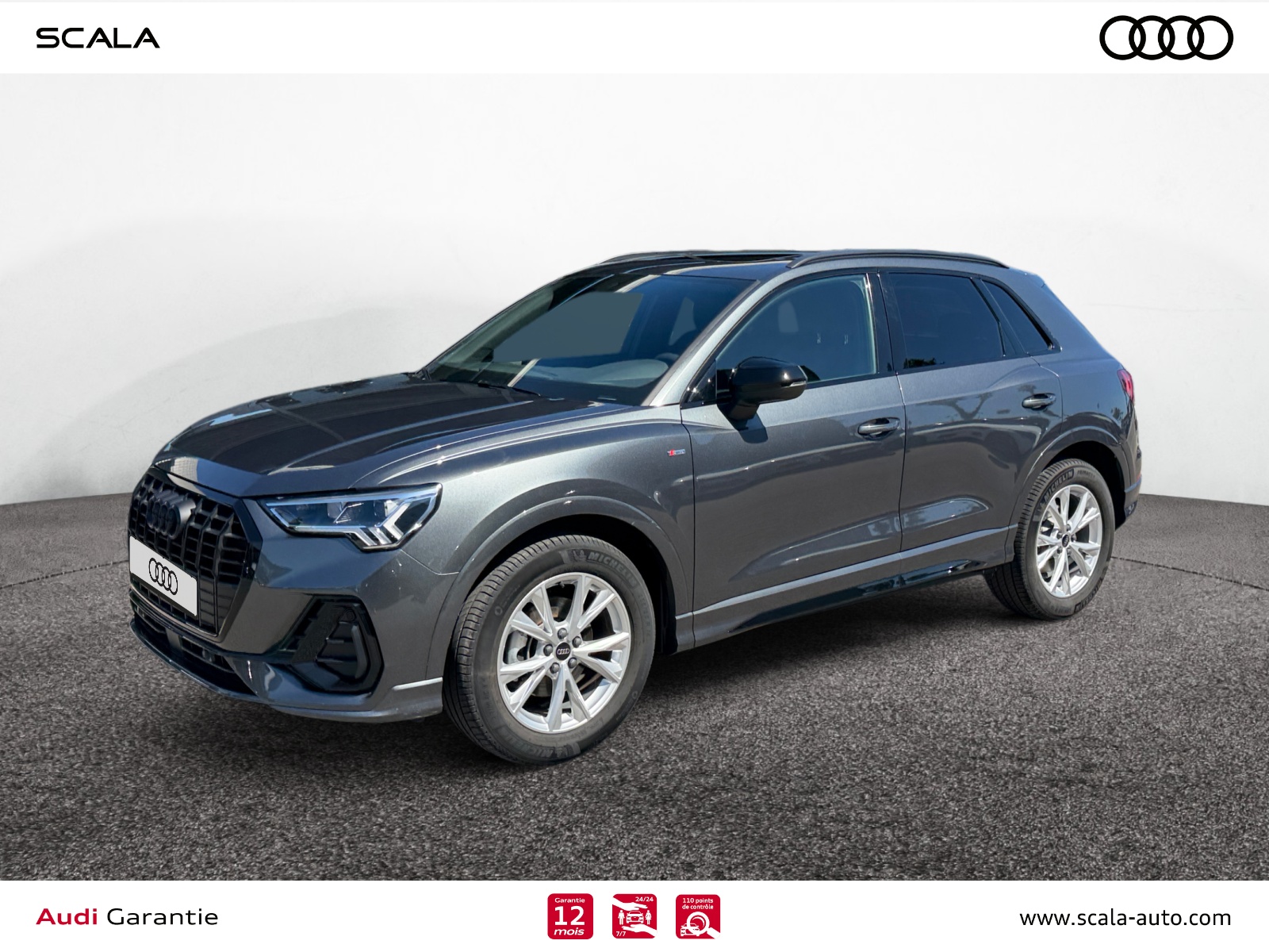 AUDI Q3 34+AVANT+GAUCHE
