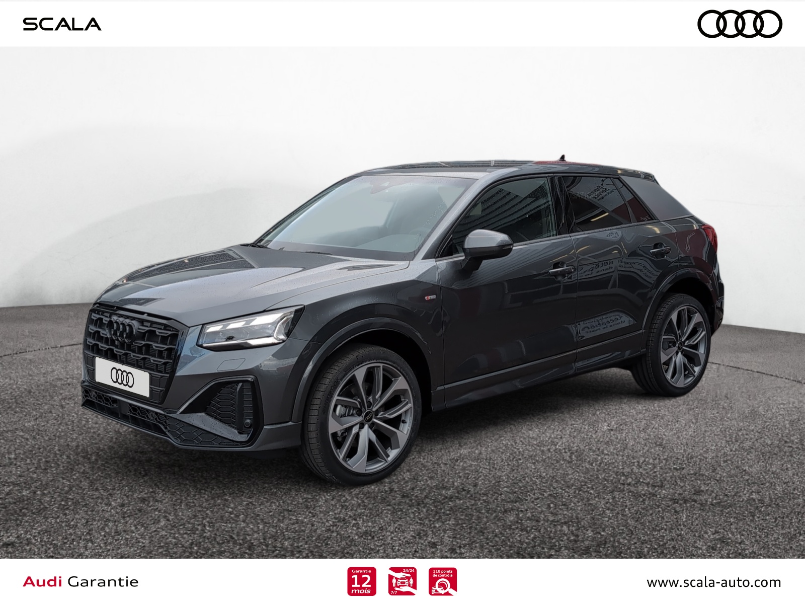 AUDI Q2 34+AVANT+GAUCHE