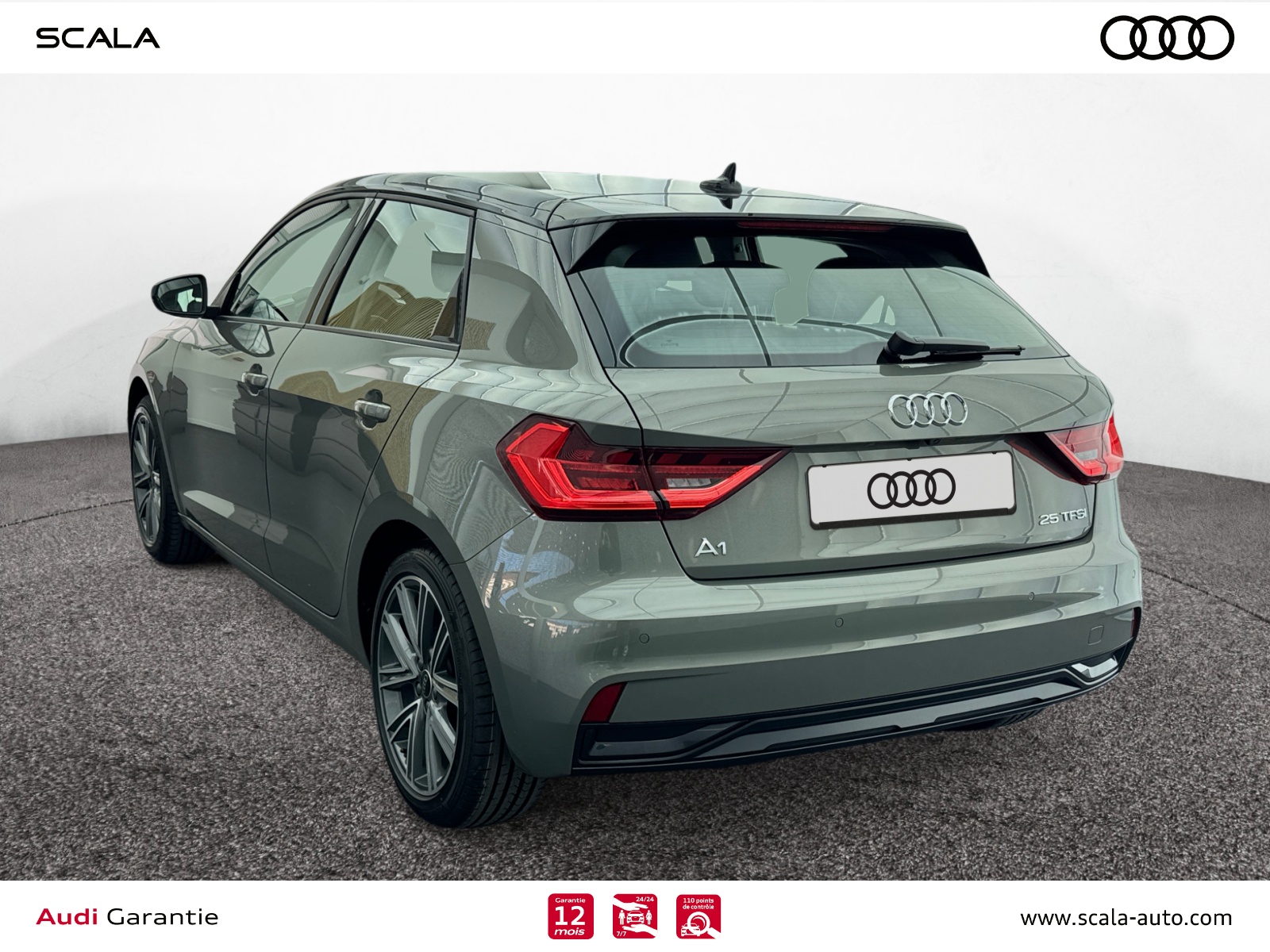 AUDI A1+SPORTBACK 34+ARRIERE+GAUCHE