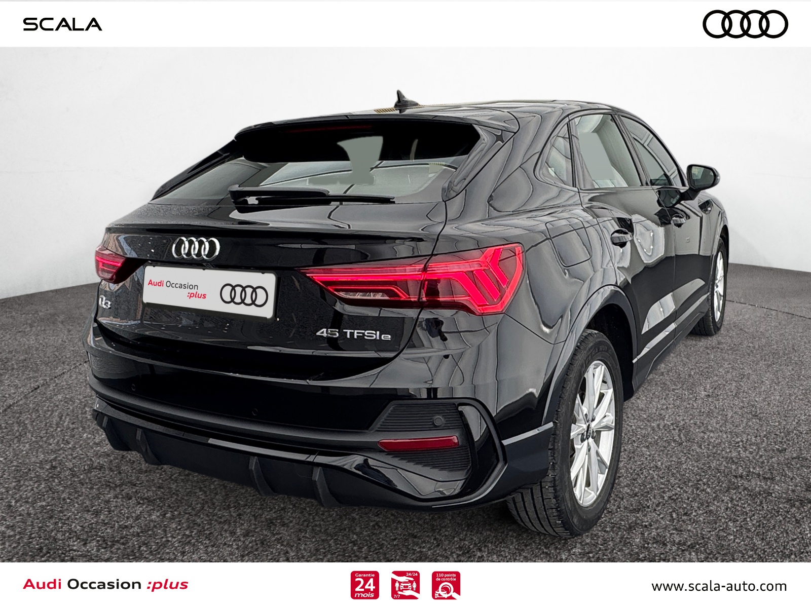 AUDI Q3+SPORTBACK 34+ARRIERE+DROIT