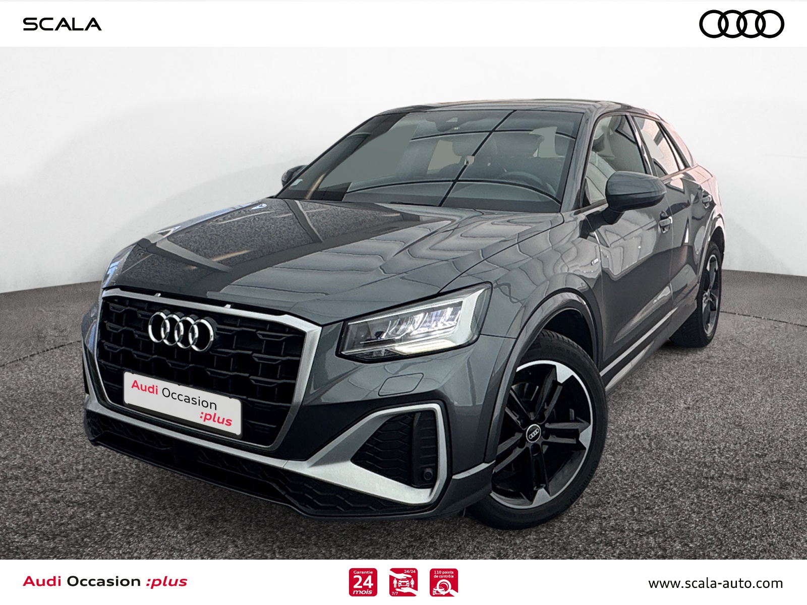AUDI Q2 34+AVANT+GAUCHE