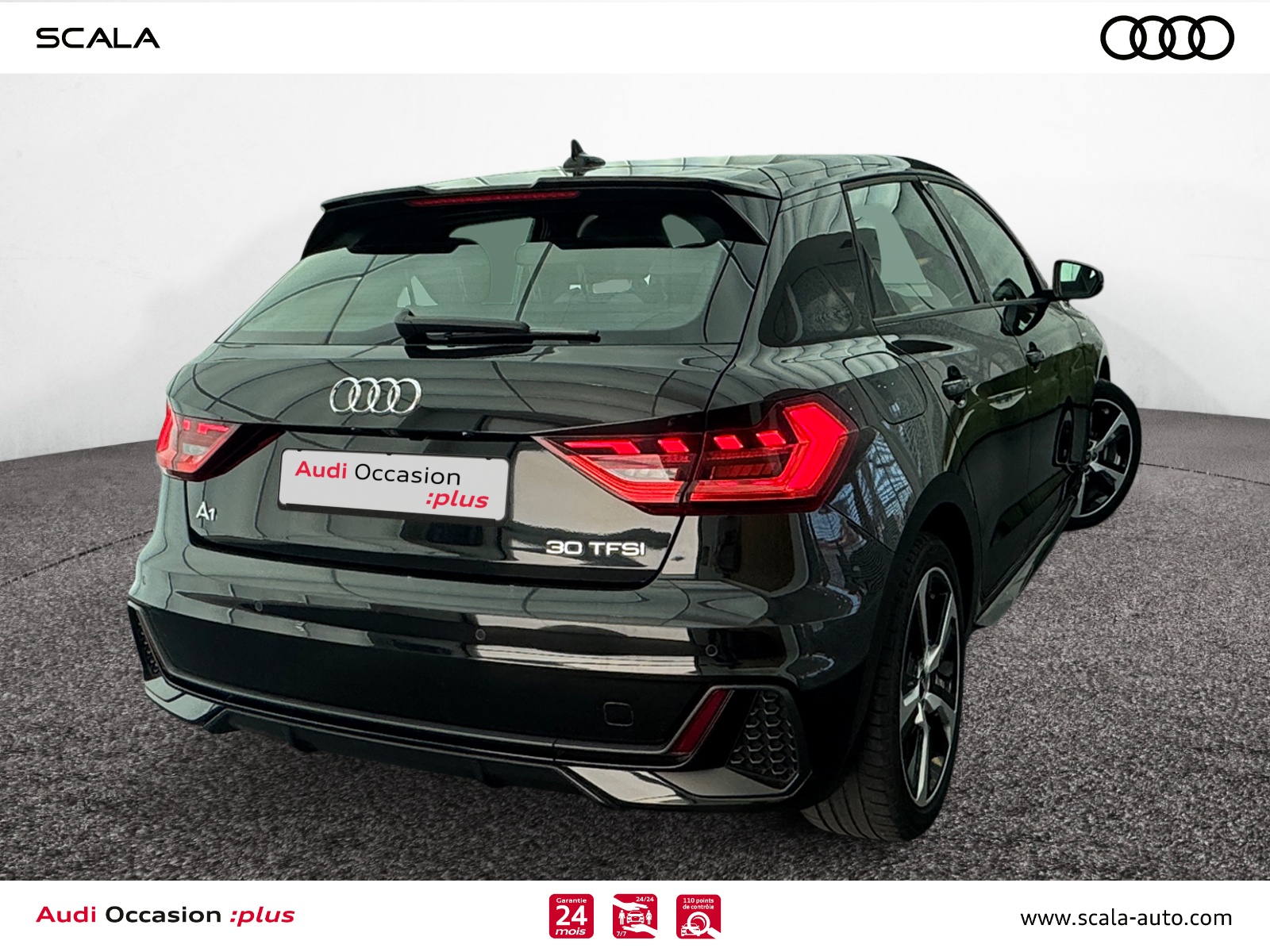 AUDI A1+SPORTBACK 34+ARRIERE+DROIT