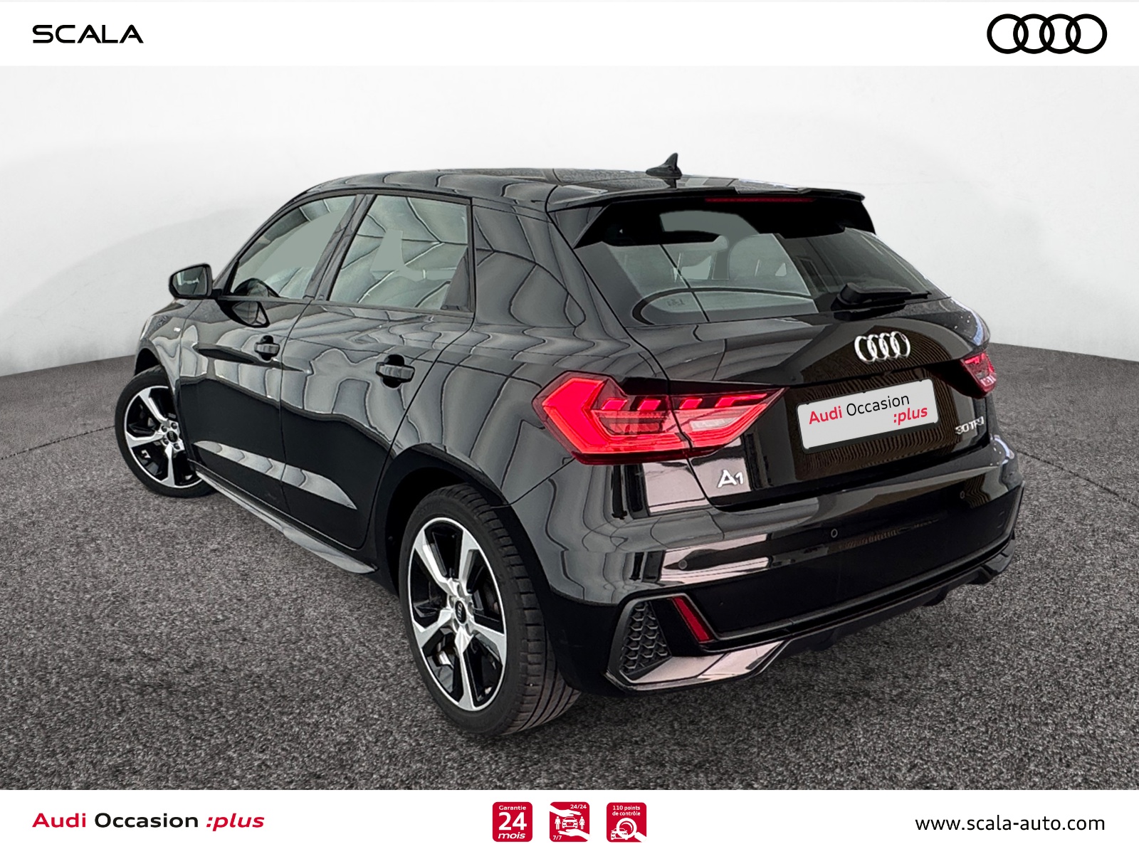 AUDI A1+SPORTBACK 34+ARRIERE+GAUCHE