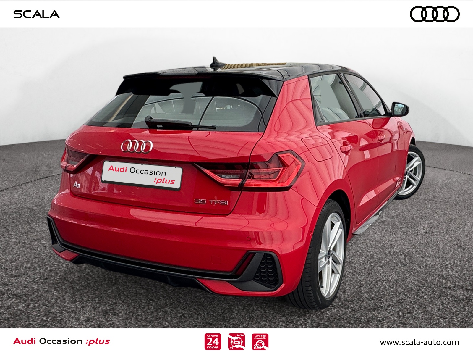 AUDI A1+SPORTBACK 34+ARRIERE+DROIT