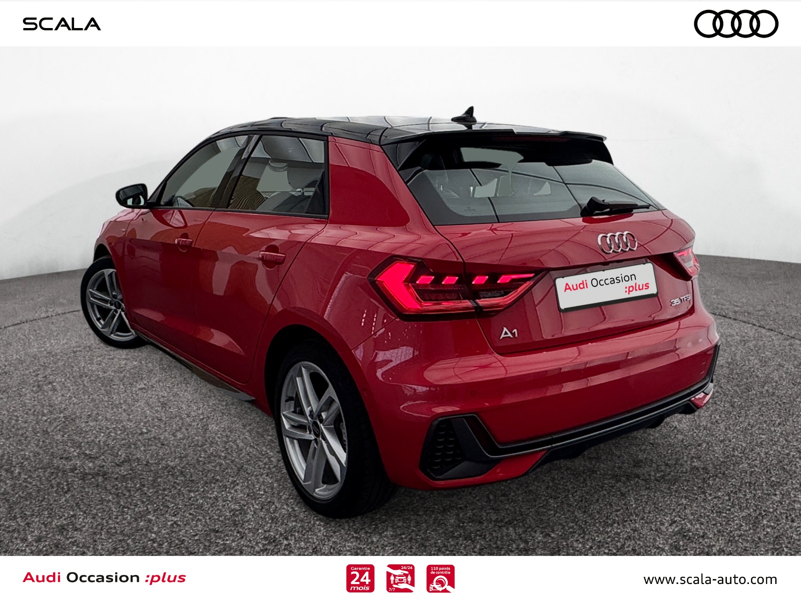 AUDI A1+SPORTBACK 34+ARRIERE+GAUCHE