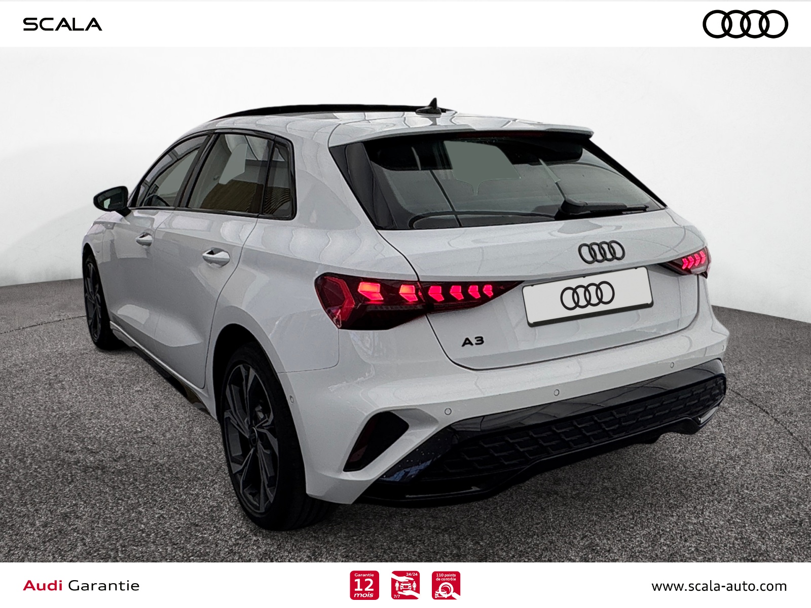 AUDI A3+SPORTBACK 34+ARRIERE+GAUCHE