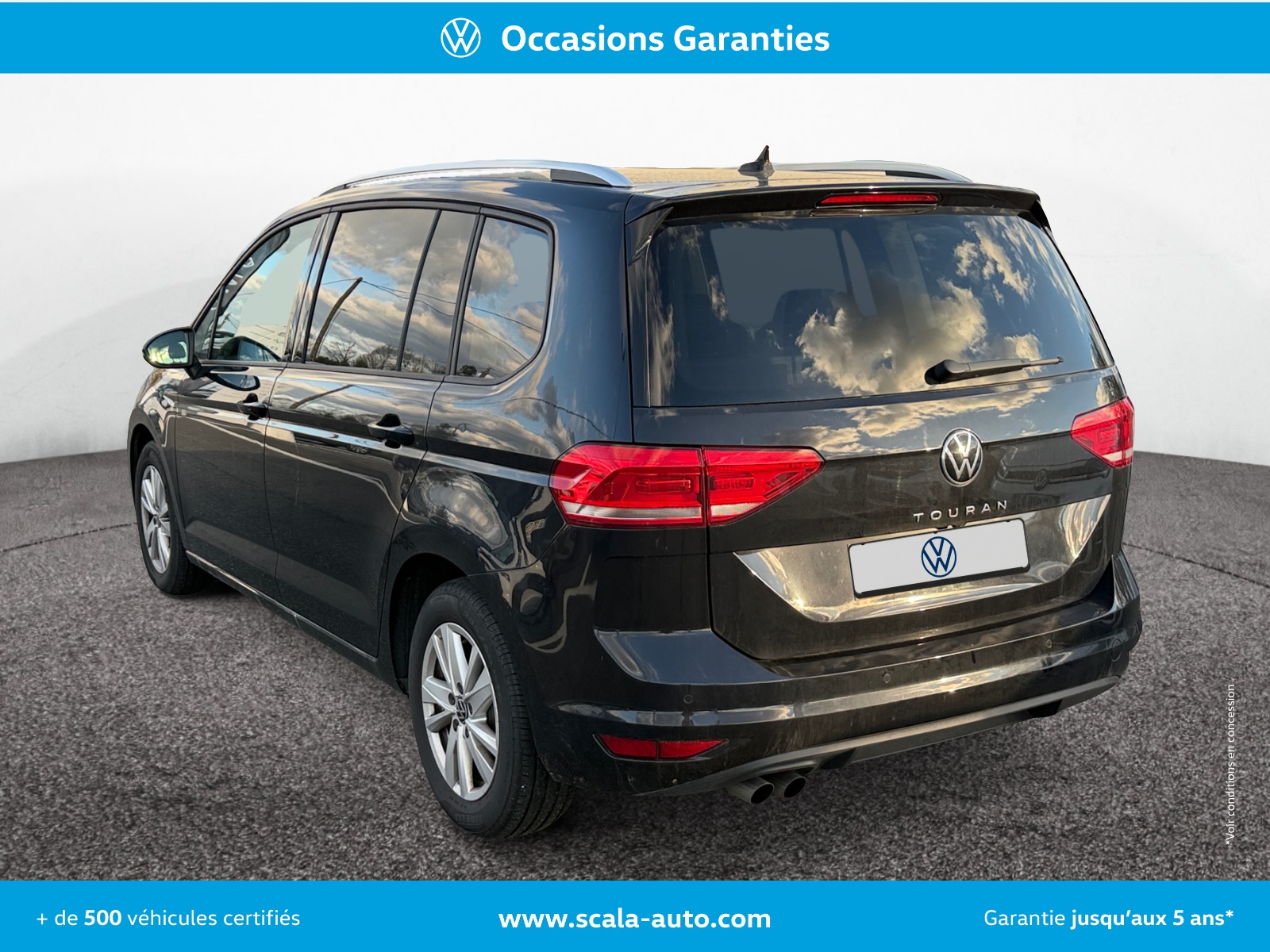VOLKSWAGEN TOURAN 34+ARRIERE+GAUCHE