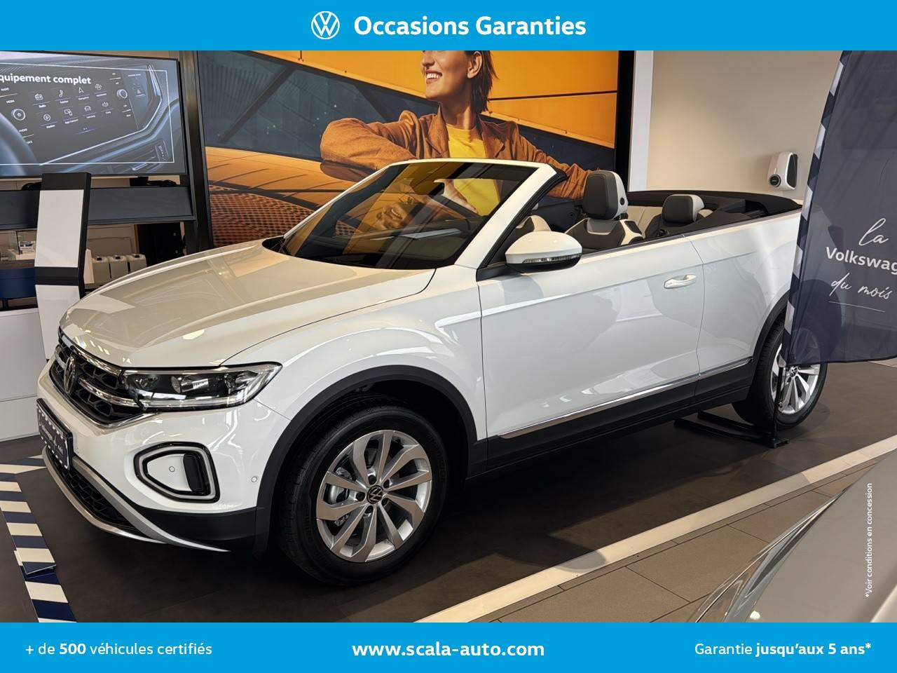 VOLKSWAGEN T ROC+CABRIOLET 34+AVANT+GAUCHE