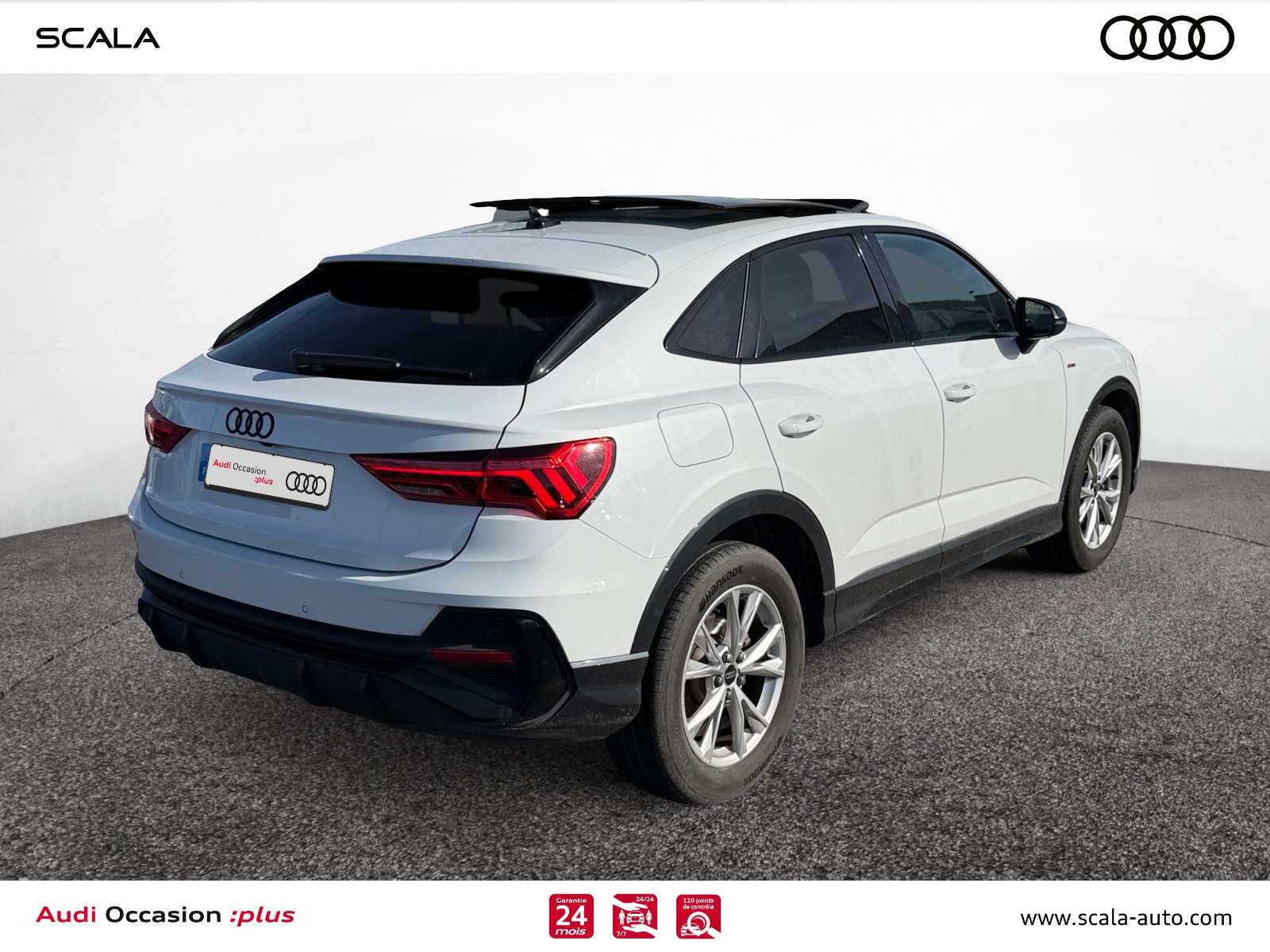 AUDI Q3+SPORTBACK 34+ARRIERE+DROIT