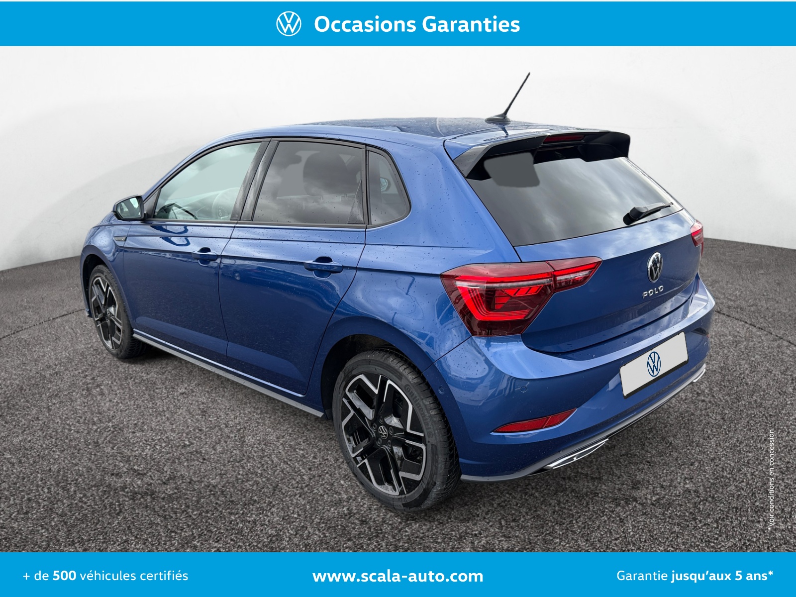 VOLKSWAGEN POLO 34+ARRIERE+GAUCHE