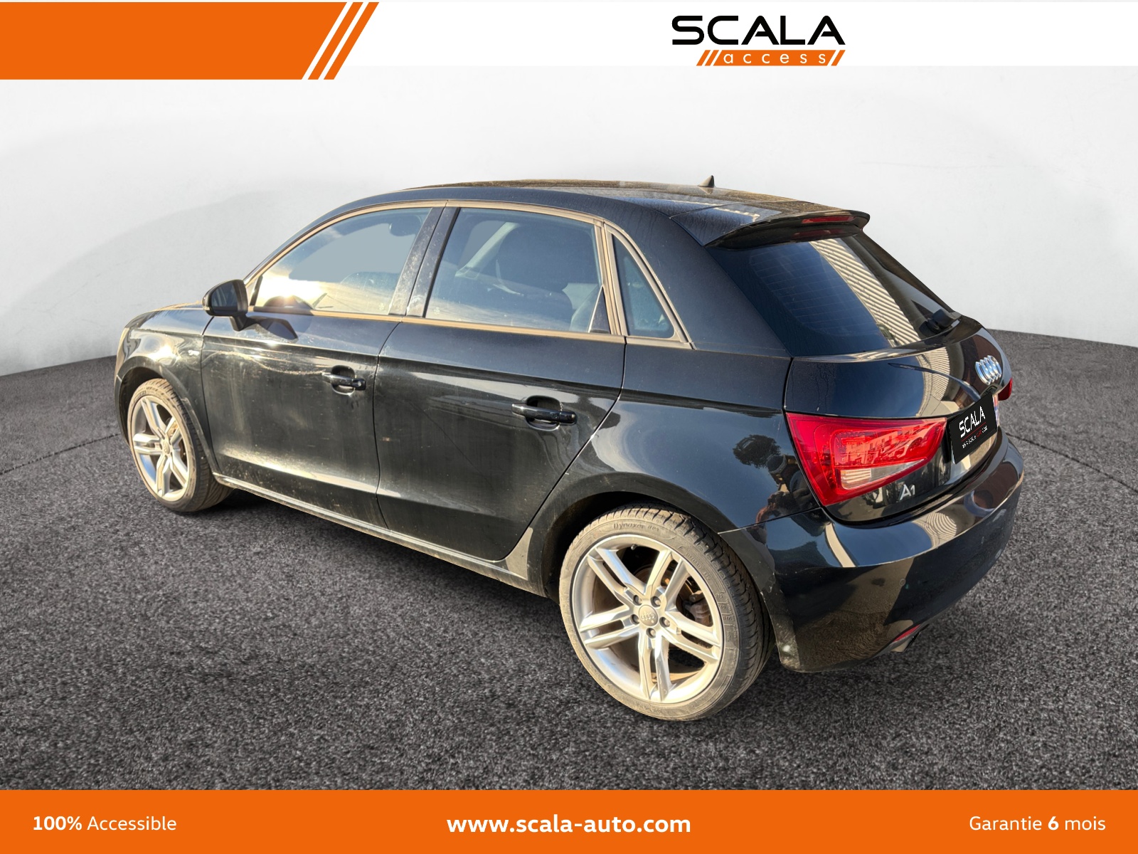 AUDI A1+SPORTBACK 34+ARRIERE+GAUCHE