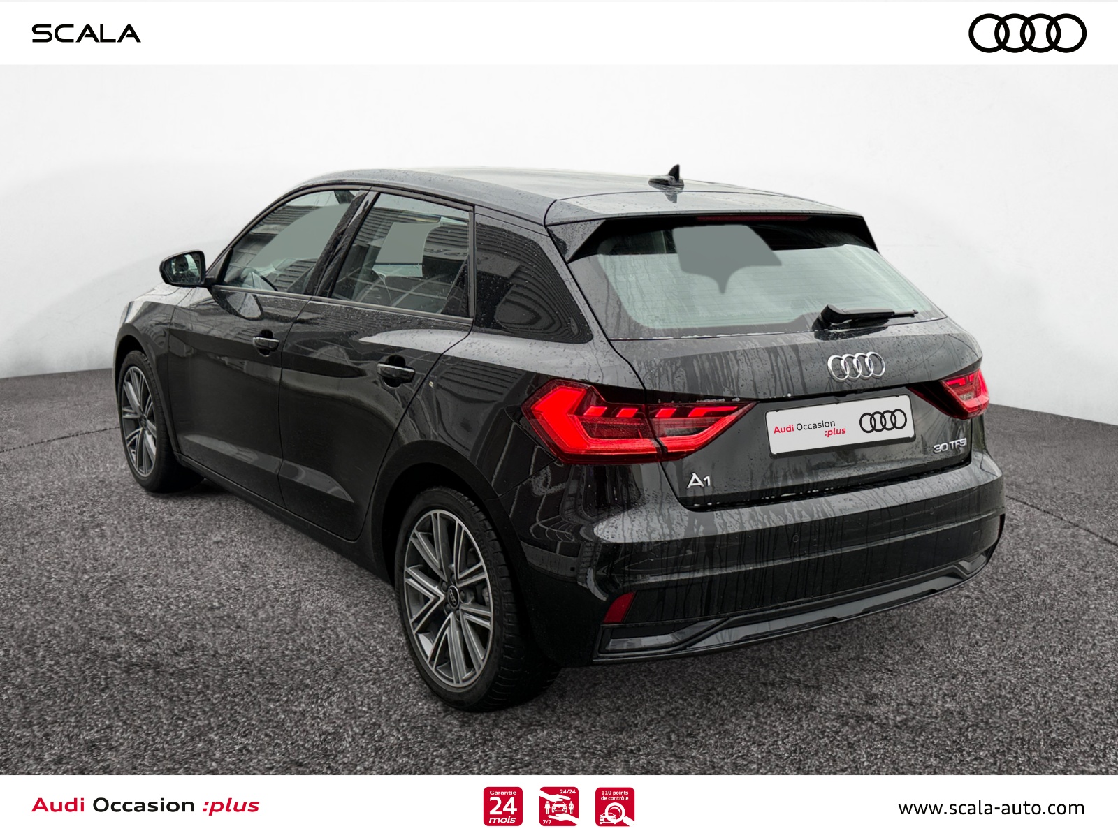 AUDI A1+SPORTBACK 34+ARRIERE+GAUCHE