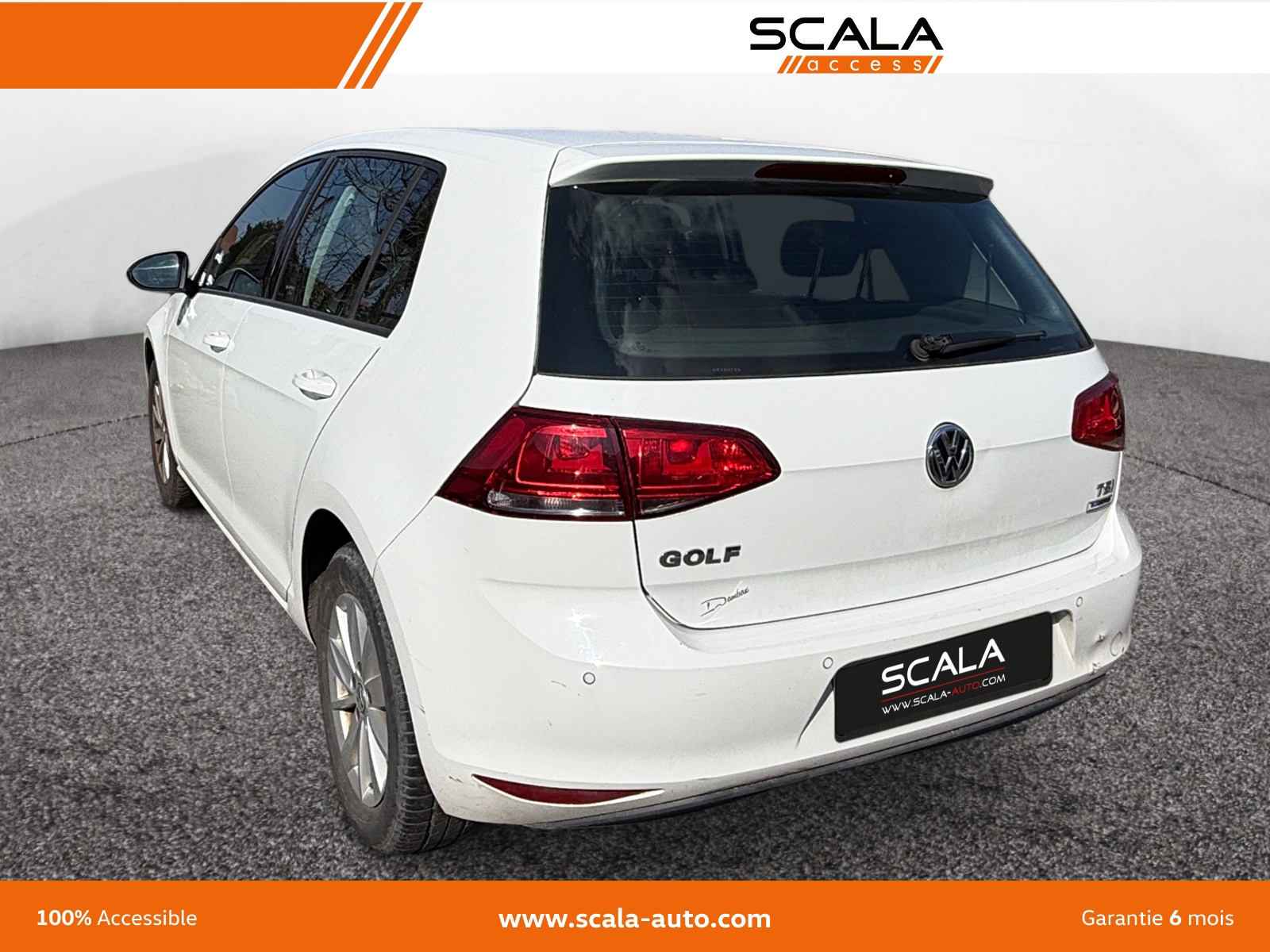 VOLKSWAGEN GOLF 34+ARRIERE+GAUCHE