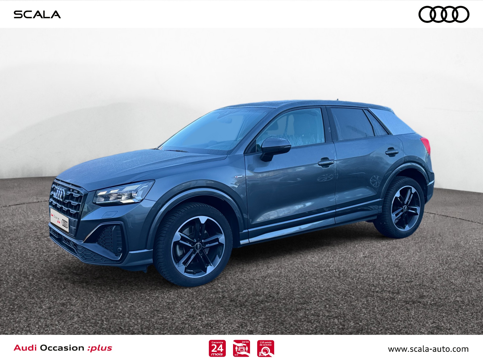 AUDI Q2 34+AVANT+GAUCHE