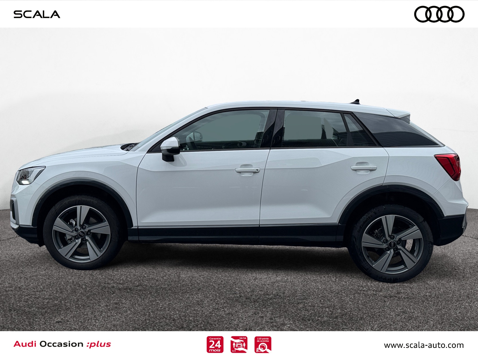 AUDI Q2 PROFIL+GAUCHE