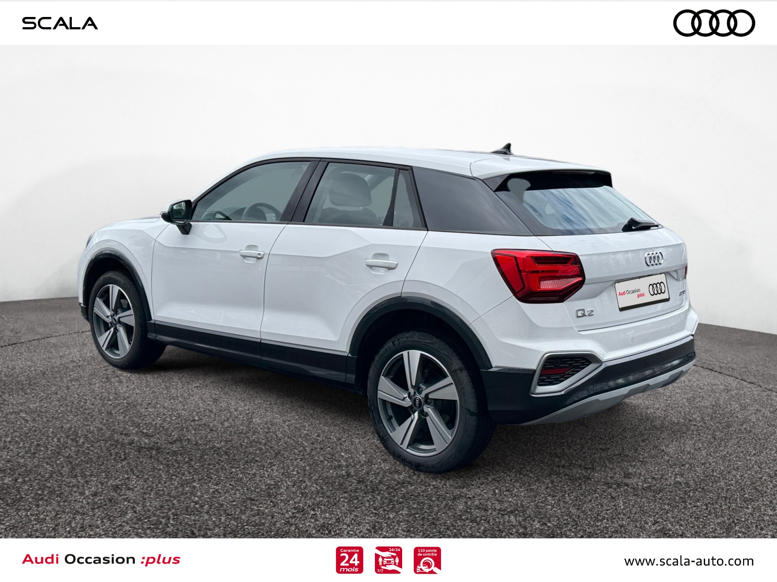 AUDI Q2 34+ARRIERE+GAUCHE
